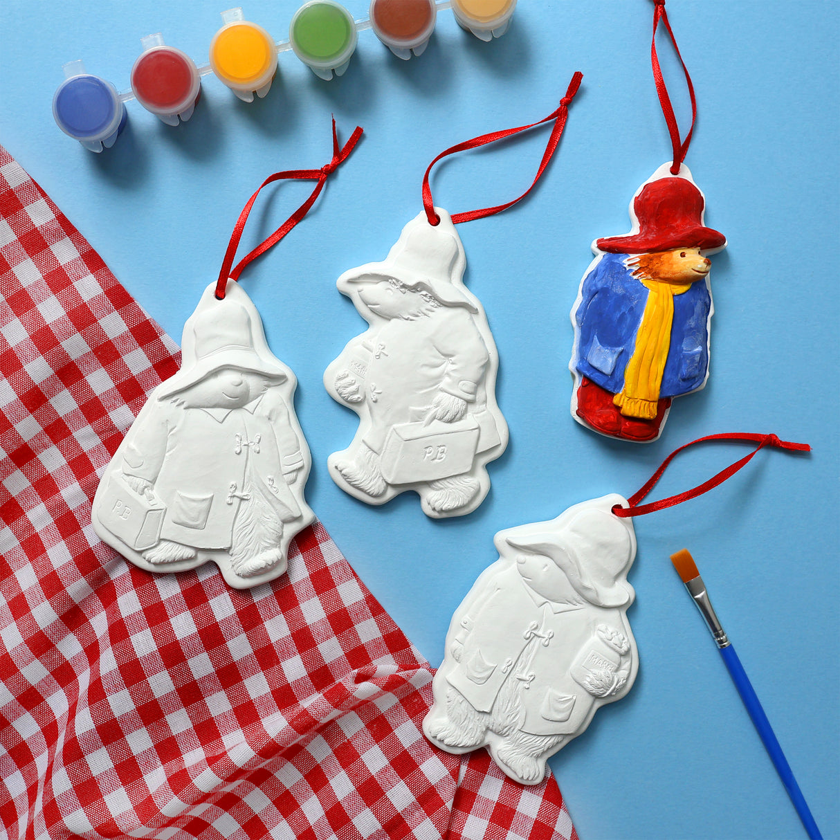 Paddington Paint Your Own Hanging Decorations - Children's Craft Kit