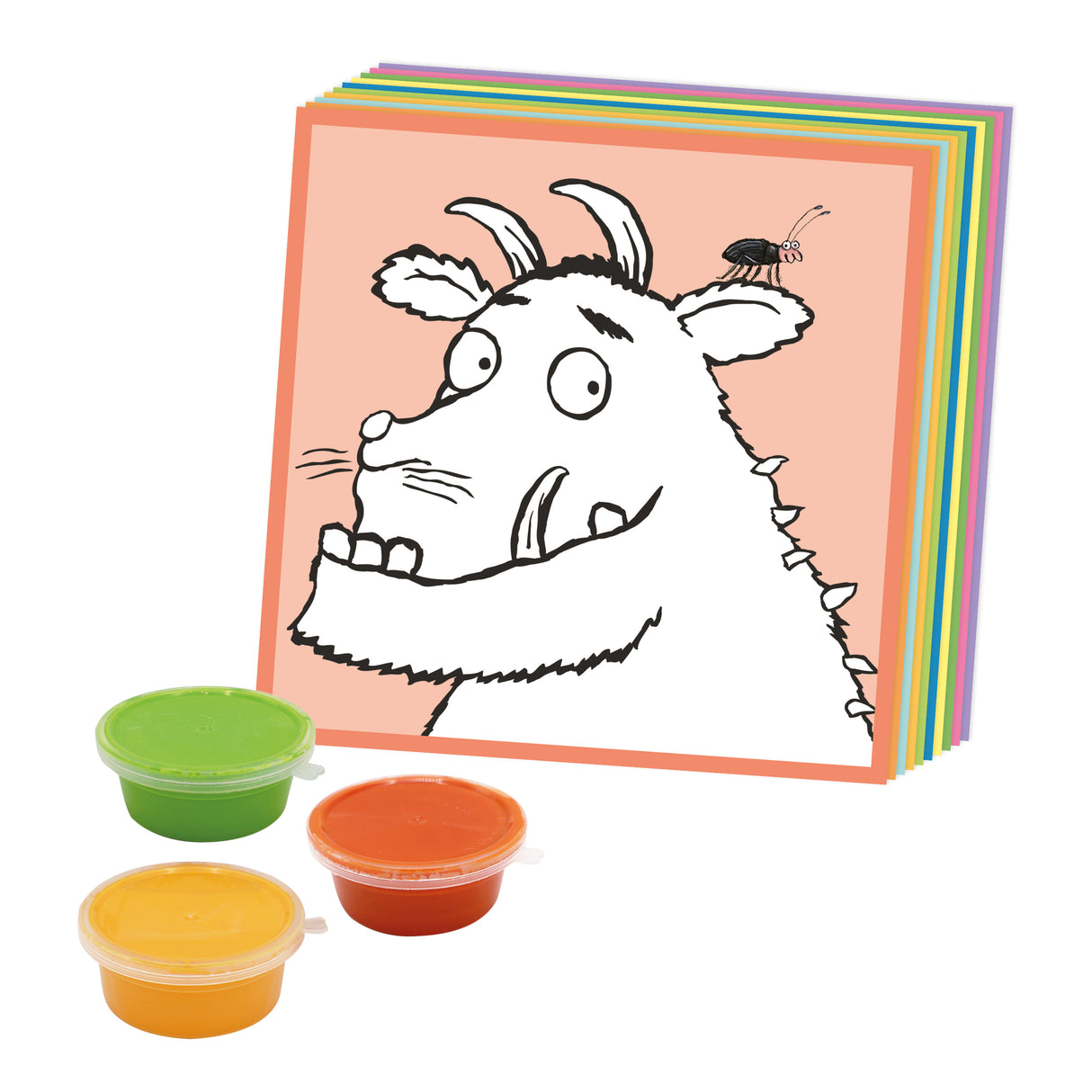 The Gruffalo My First Fingerprint Art Kit – Toddler Craft Set with Paints & Colouring Sheets