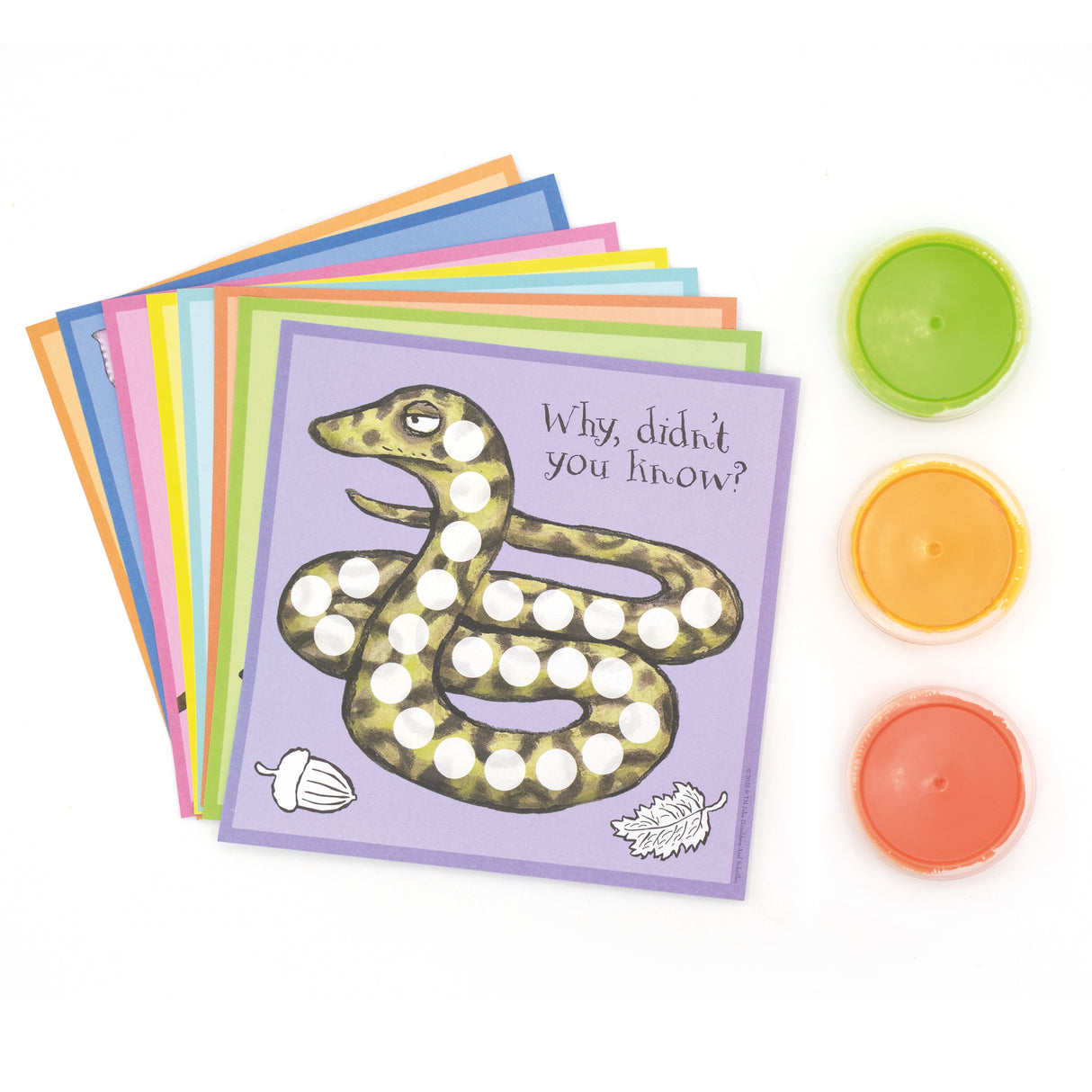 The Gruffalo My First Fingerprint Art Kit – Toddler Craft Set with Paints & Colouring Sheets