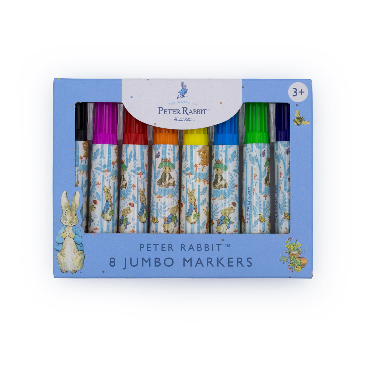 Peter Rabbit Set of 8 Jumbo Marker Pens