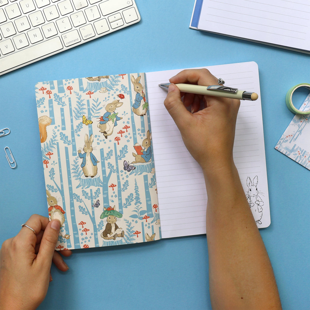 Peter Rabbit Notebook – A5 Forest Picnic Design