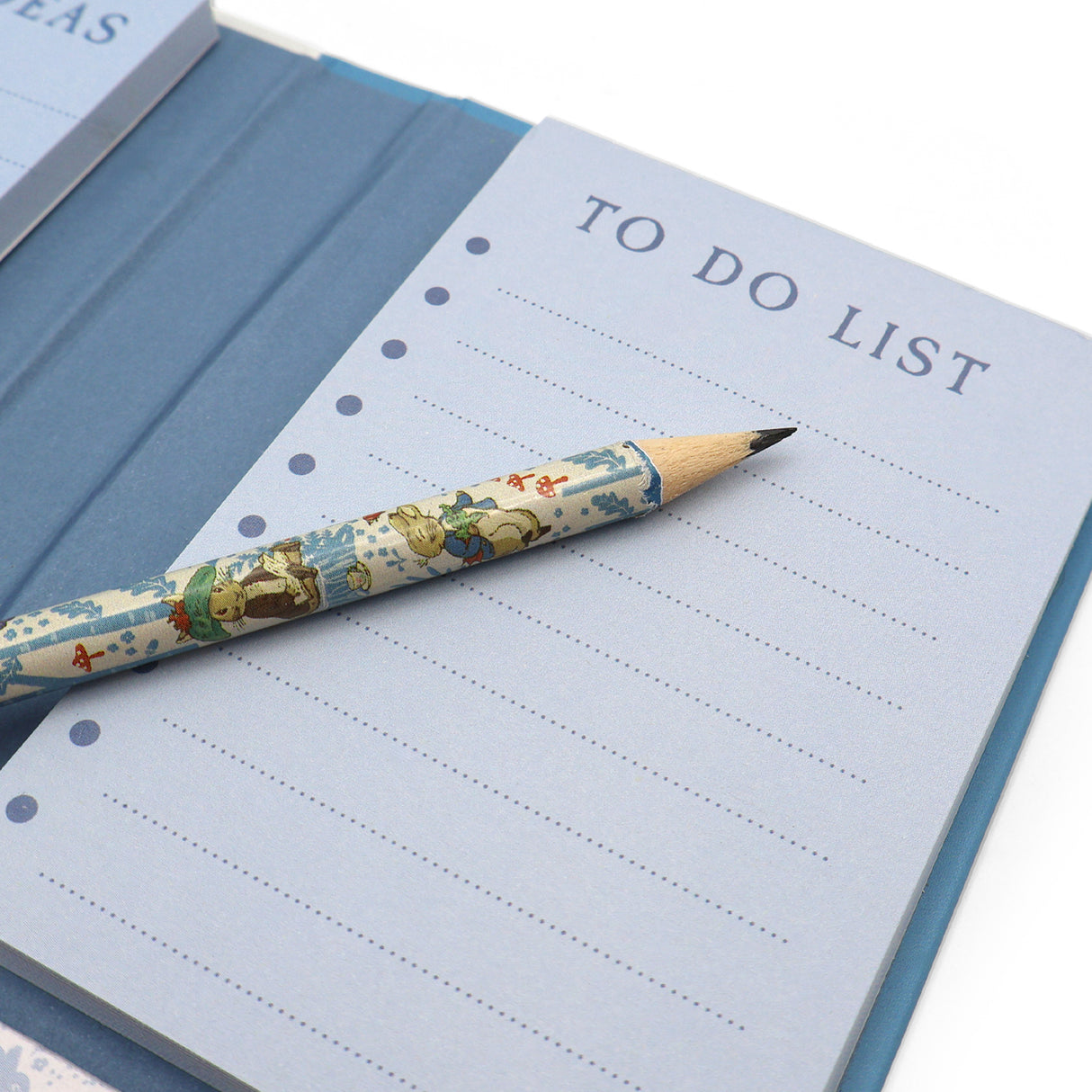 Peter Rabbit Tall Notepad and List Set with Pencil - Forest Picnic Design