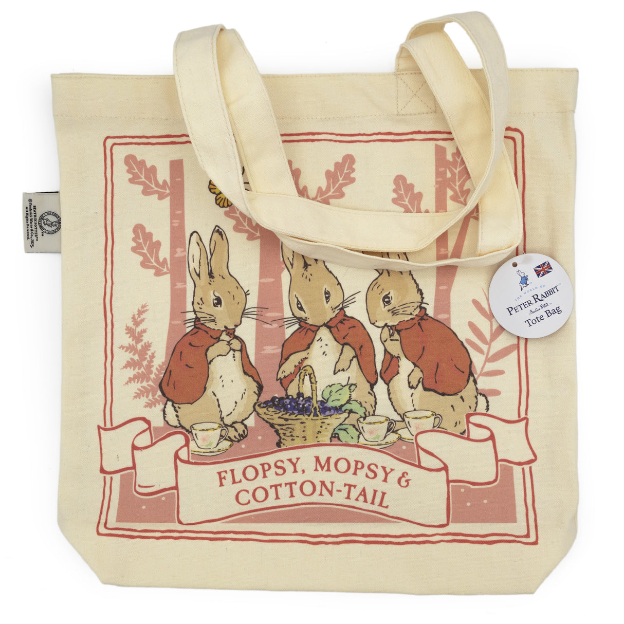 Beatrix Potter Flopsy Bunnies Tote Bag – Official Licensed Cotton Bag