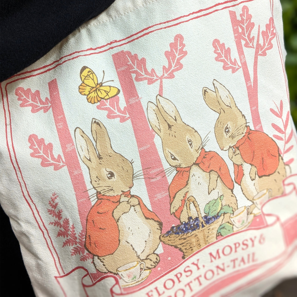 Beatrix Potter Flopsy Bunnies Tote Bag – Official Licensed Cotton Bag