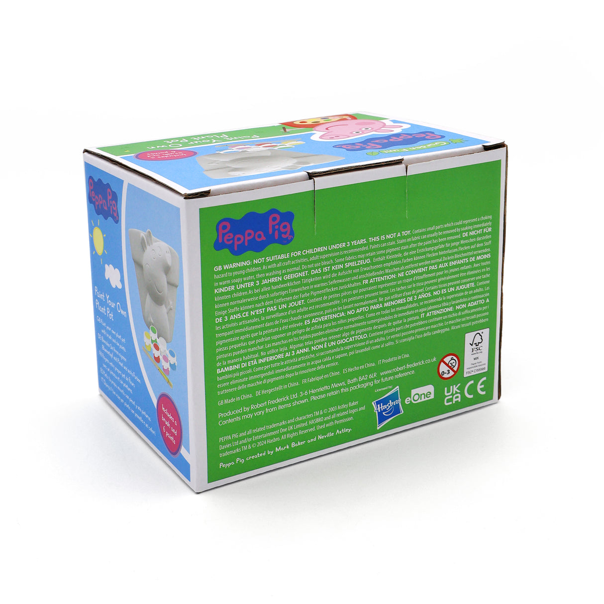 Peppa Pig Paint Your Own Plant Pot - Children's Craft Kit