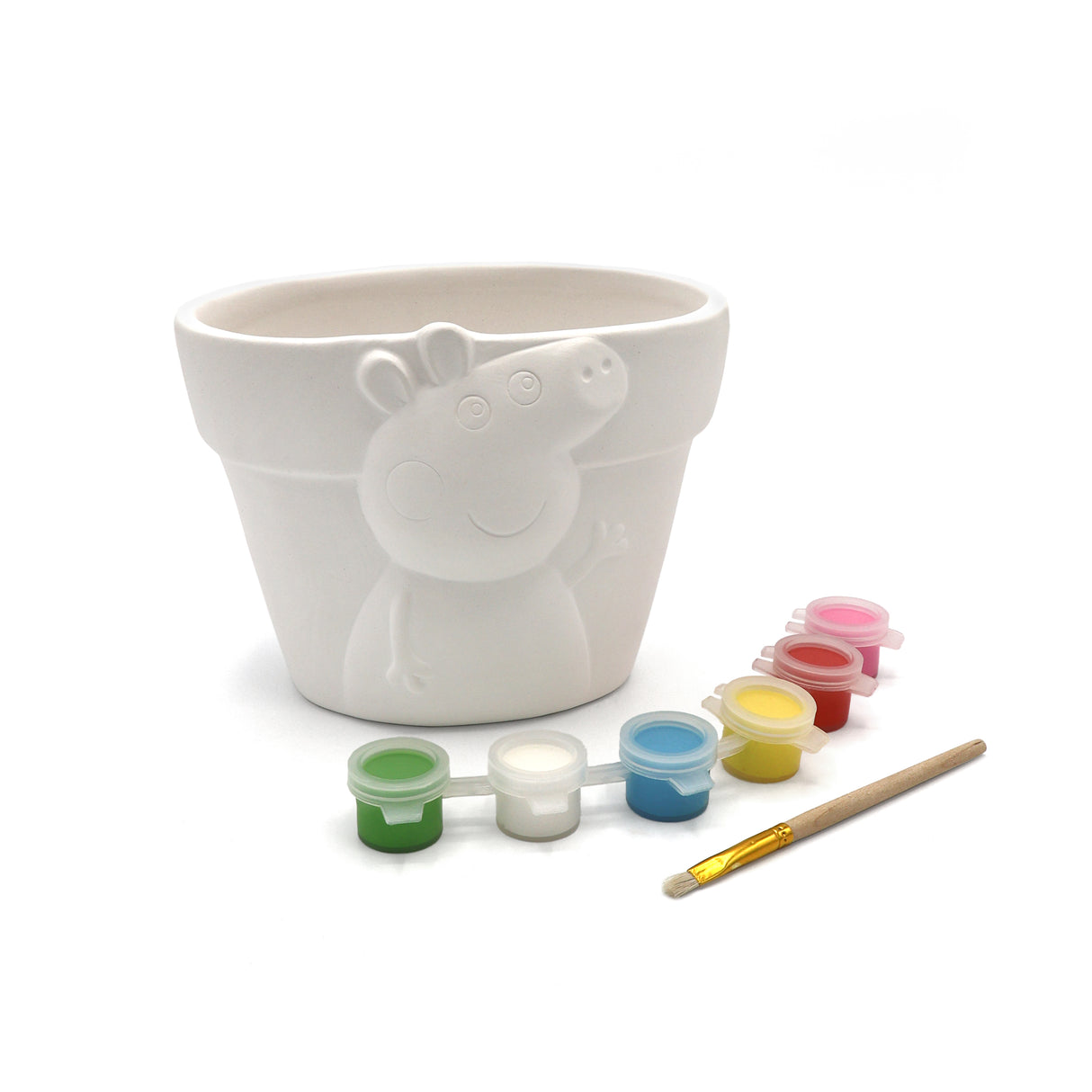 Peppa Pig Paint Your Own Plant Pot - Children's Craft Kit