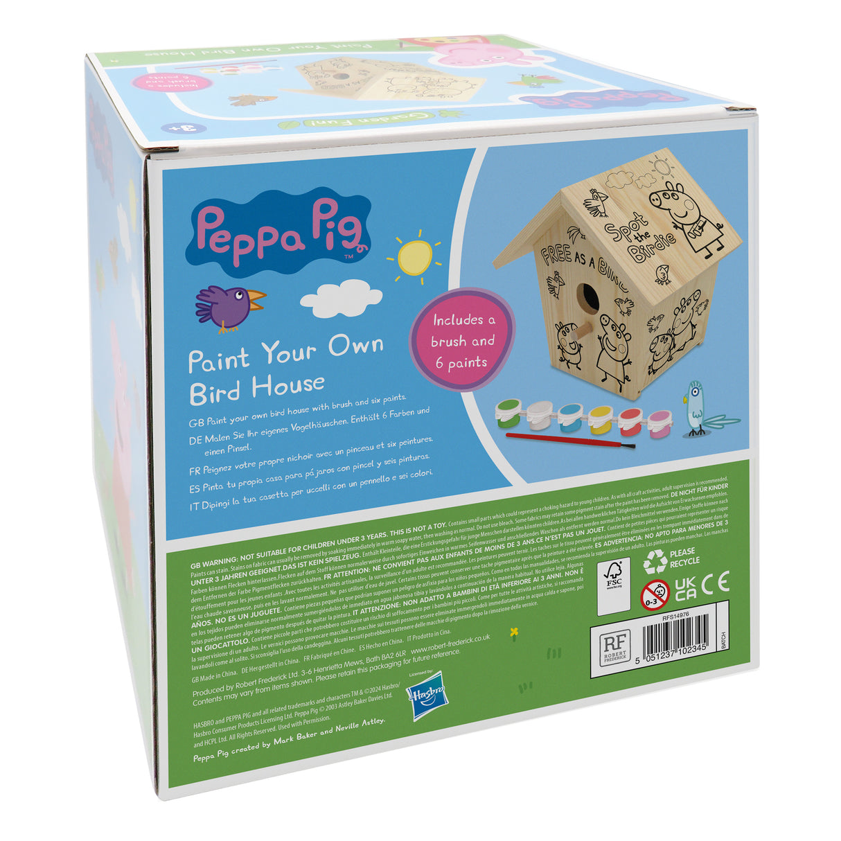 Peppa Pig Paint Your Own Bird House