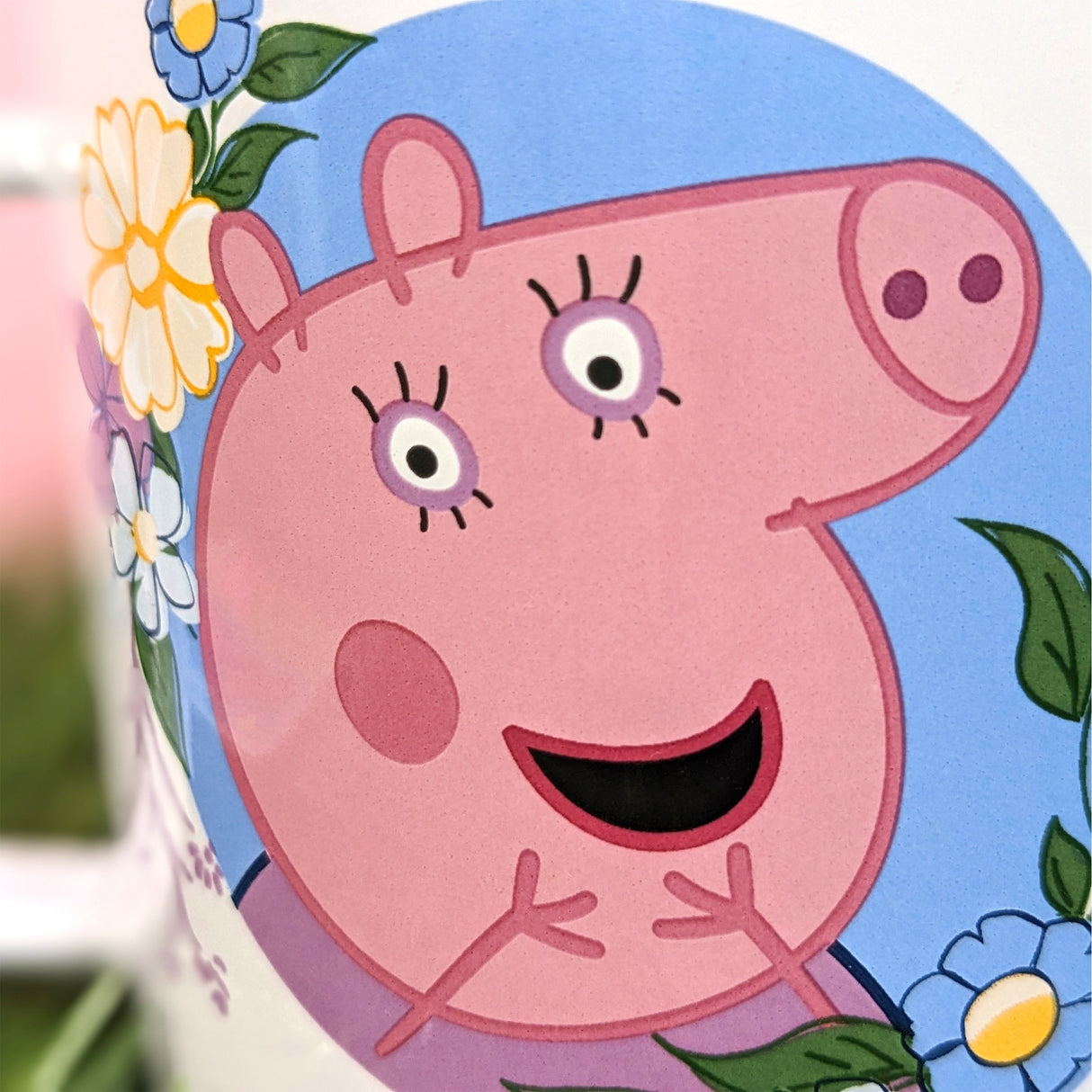 Peppa Pig Enamel Mug - Best Mummy Design
