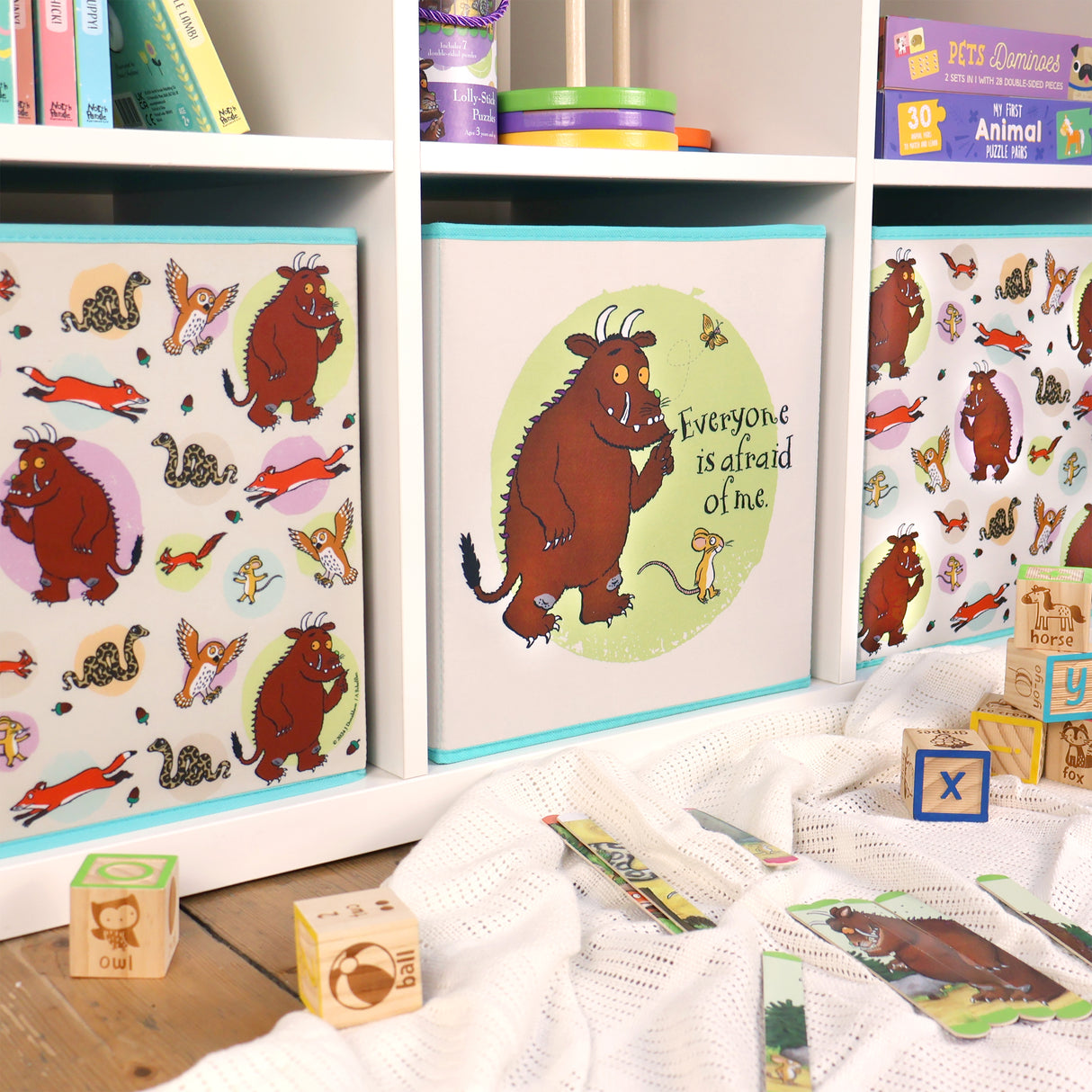 The Gruffalo Fabric Storage Cubes – Pack of Two