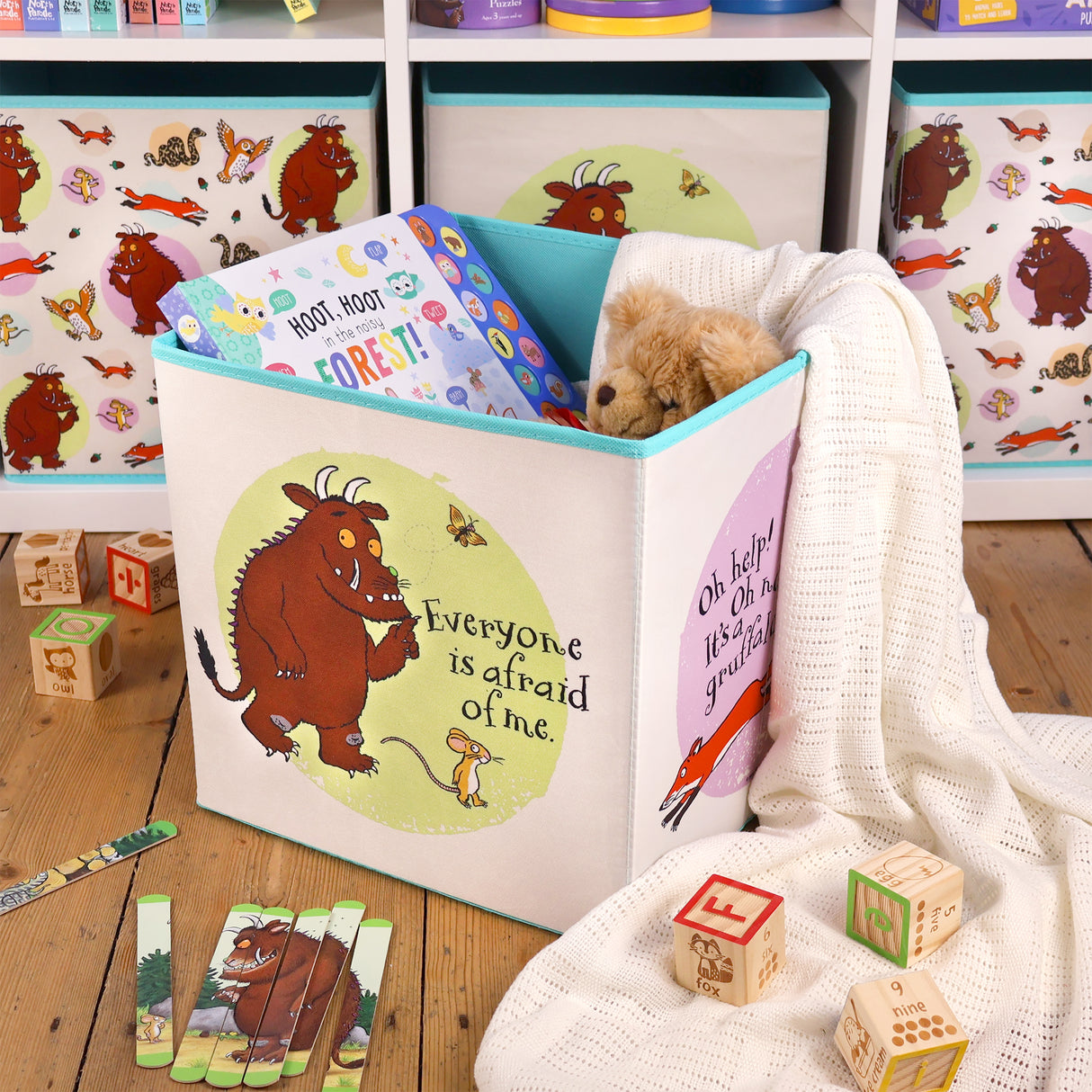 The Gruffalo Fabric Storage Cubes – Pack of Two
