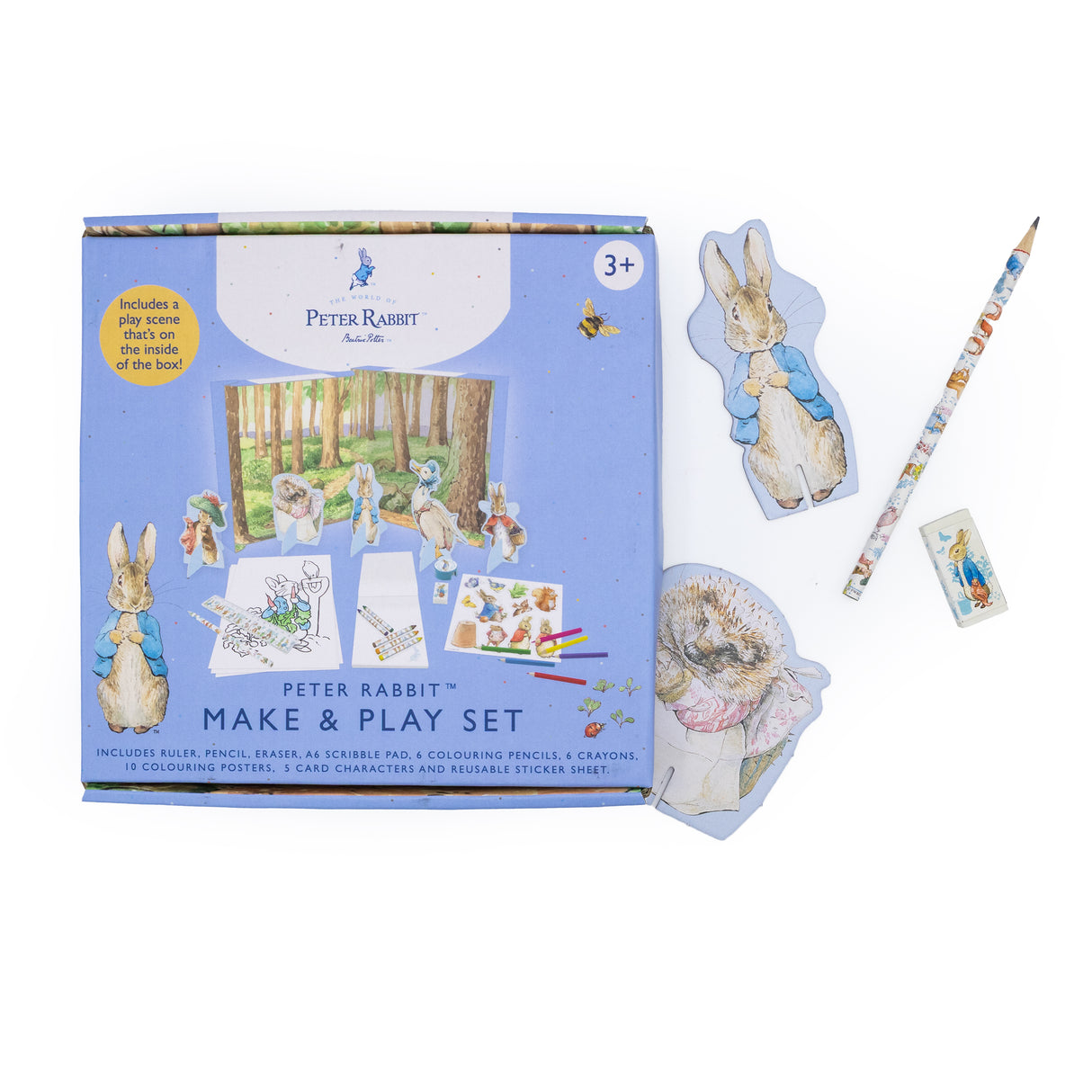 Peter Rabbit Make & Play Set – Creative Activity Kit with Play Scene