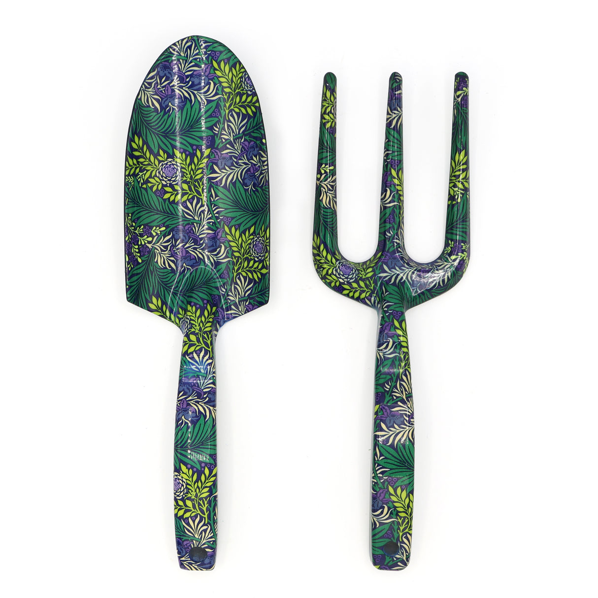 Orange Grove Fork and Trowel Garden Tool Set - William Morris Larkspur Design