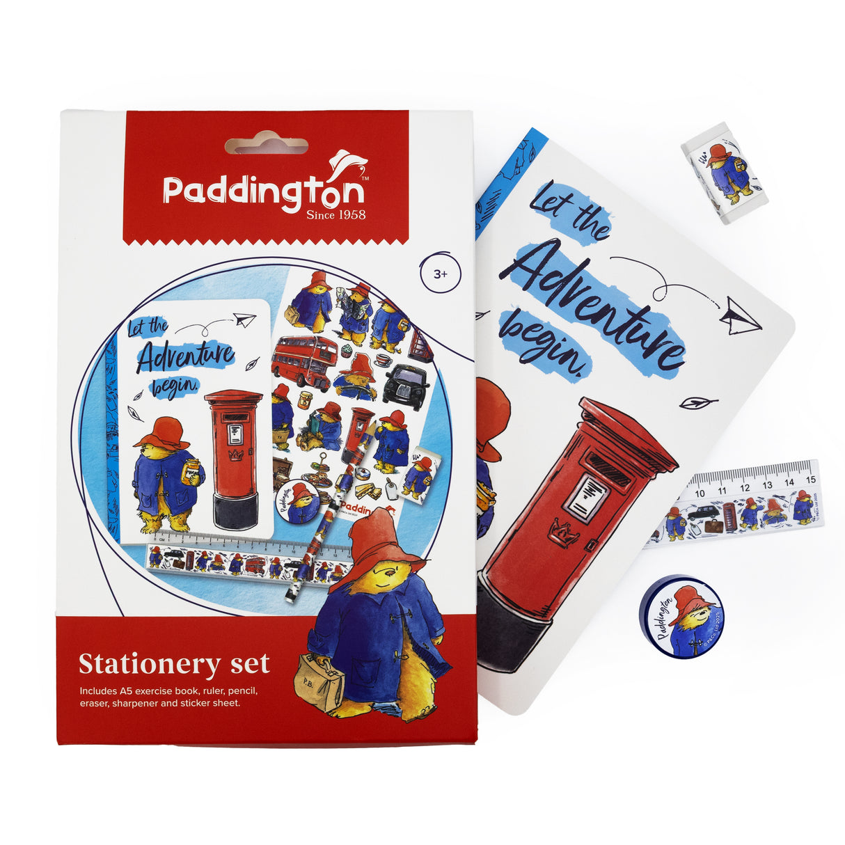 Paddington Stationery Set for Kids – Notebook, Stickers & More