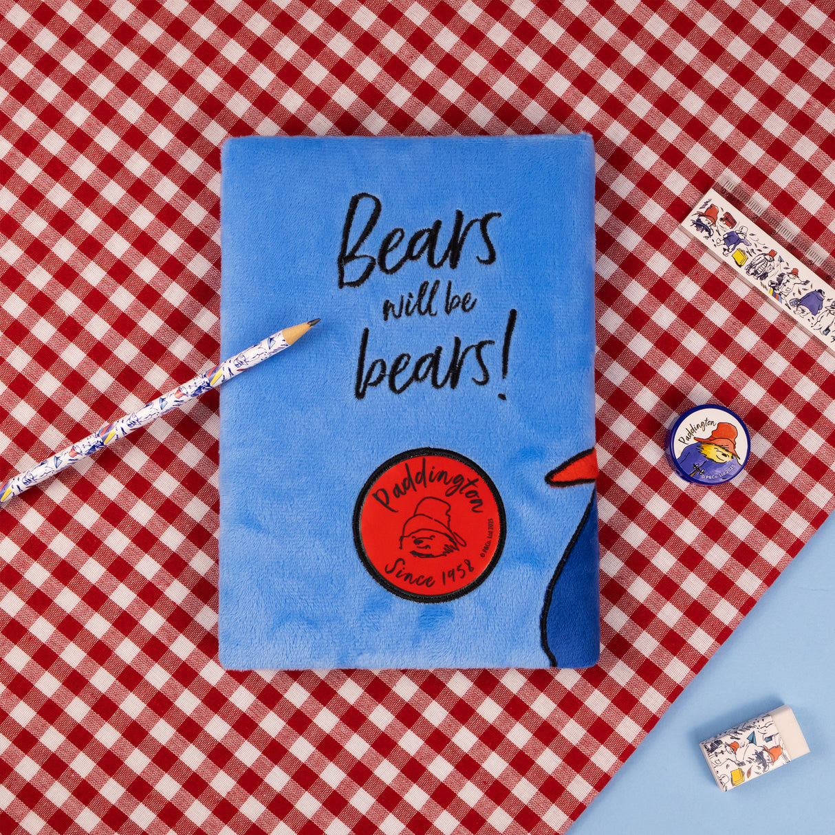Paddington Plush Notebook & Stationery Set – Gift for Kids