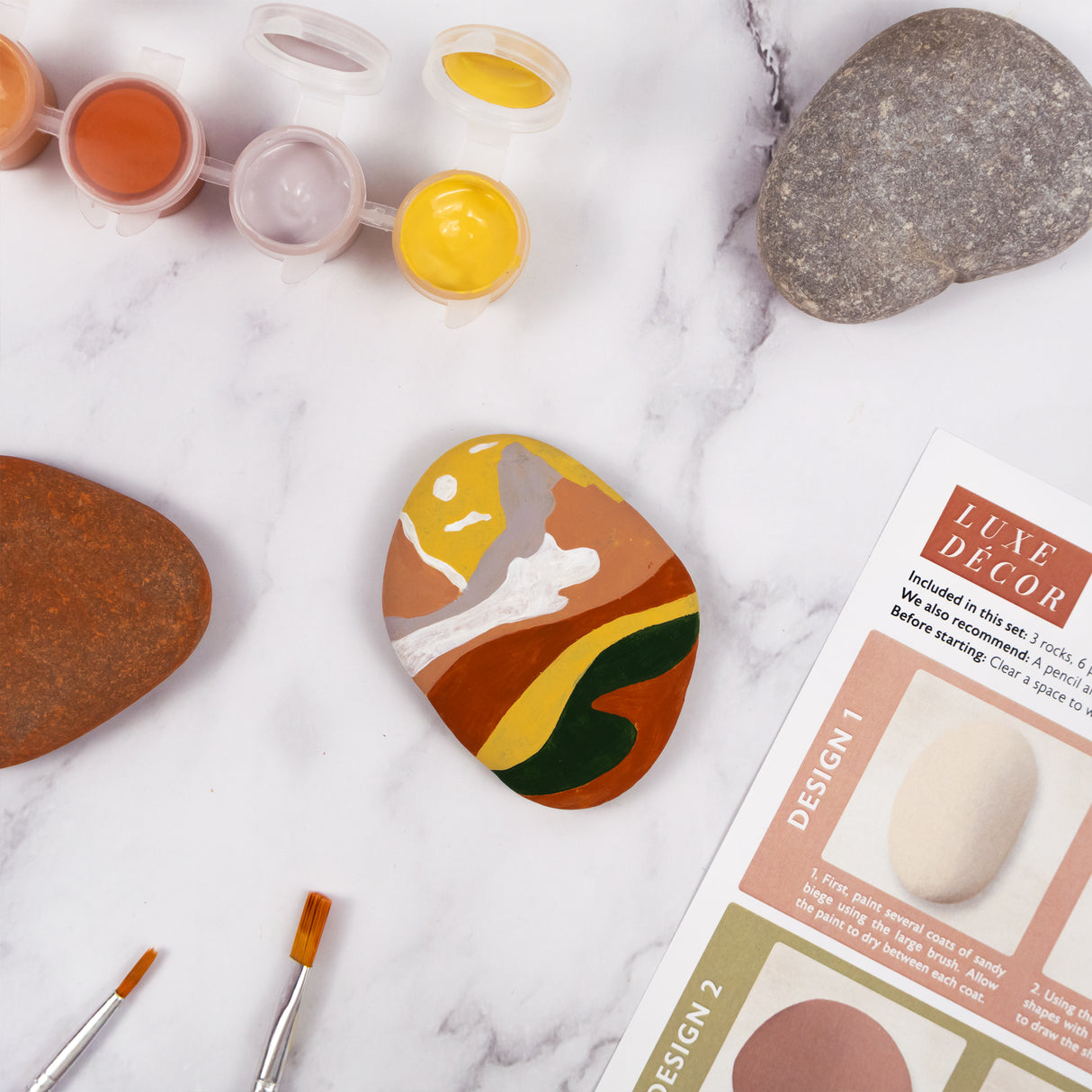 Rock Painting Kit – Adult Craft Set
