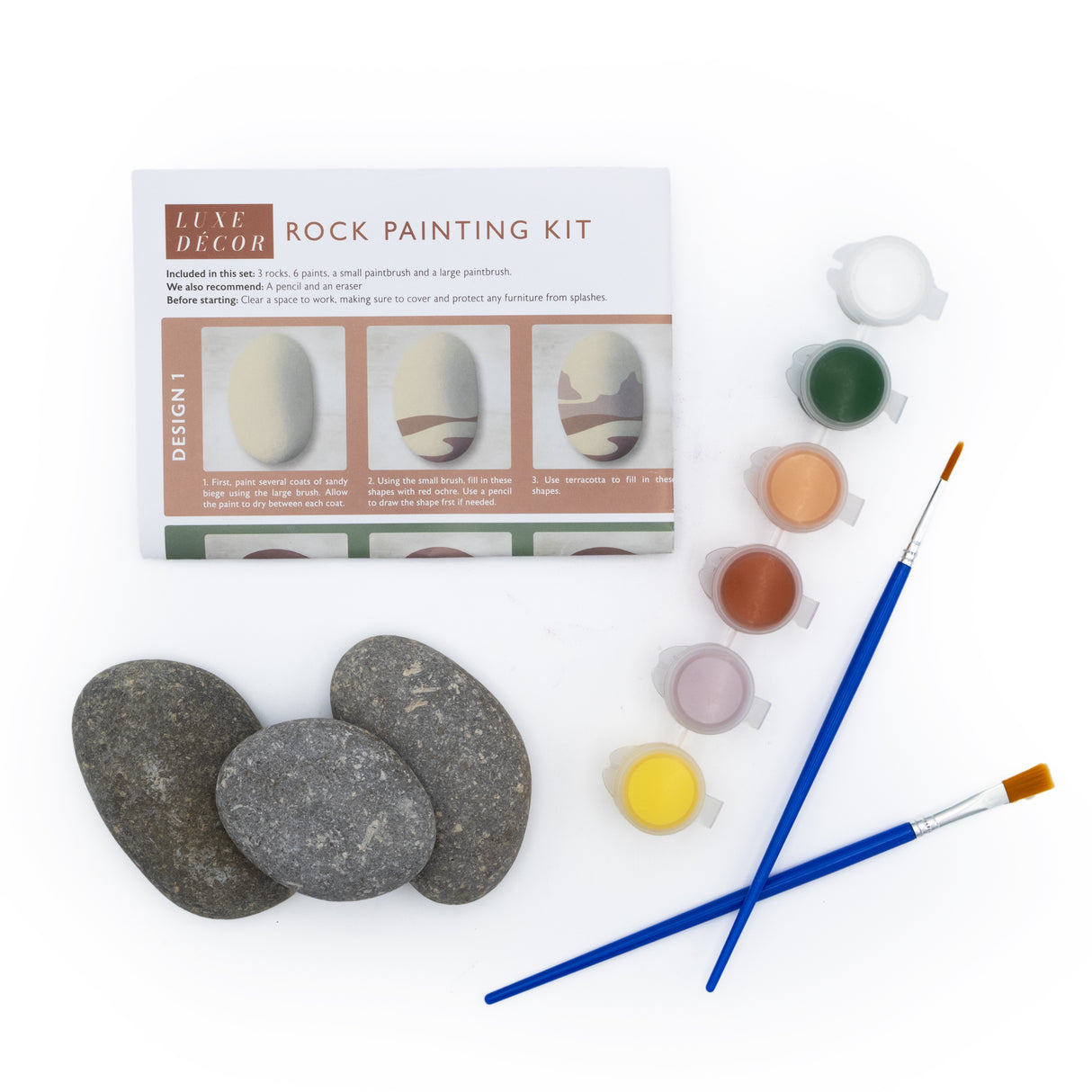 Rock Painting Kit – Adult Craft Set