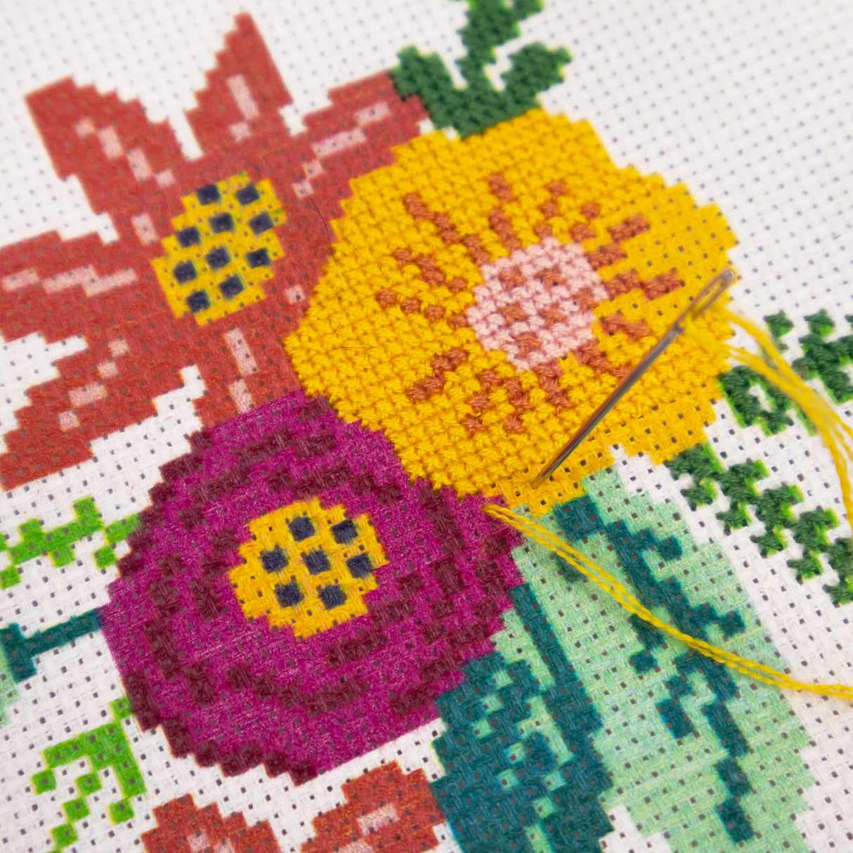 Cross Stitch Kit – Adult Craft Set – Two Designs Included
