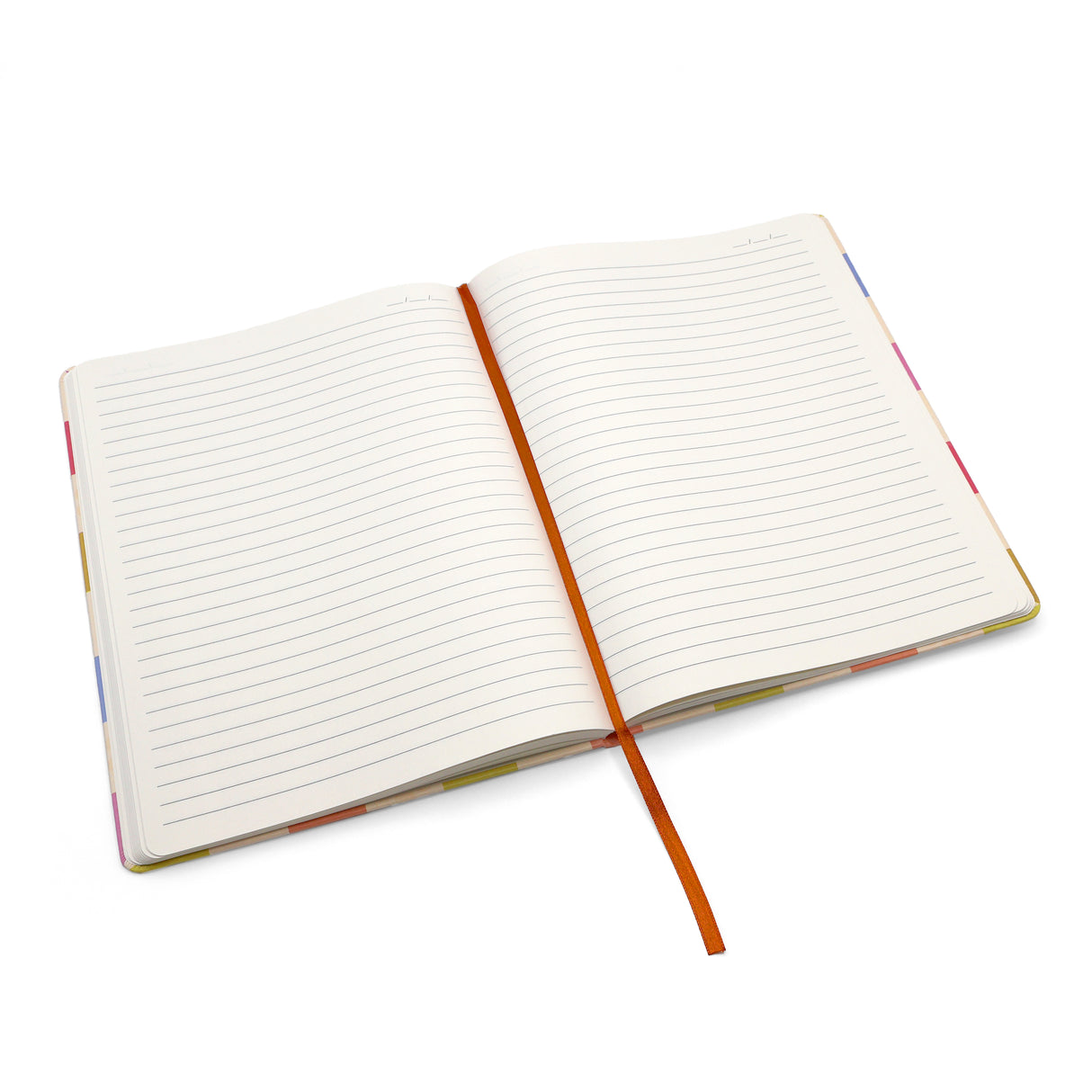 Journal Notebook - Rainbow Check B5 Design