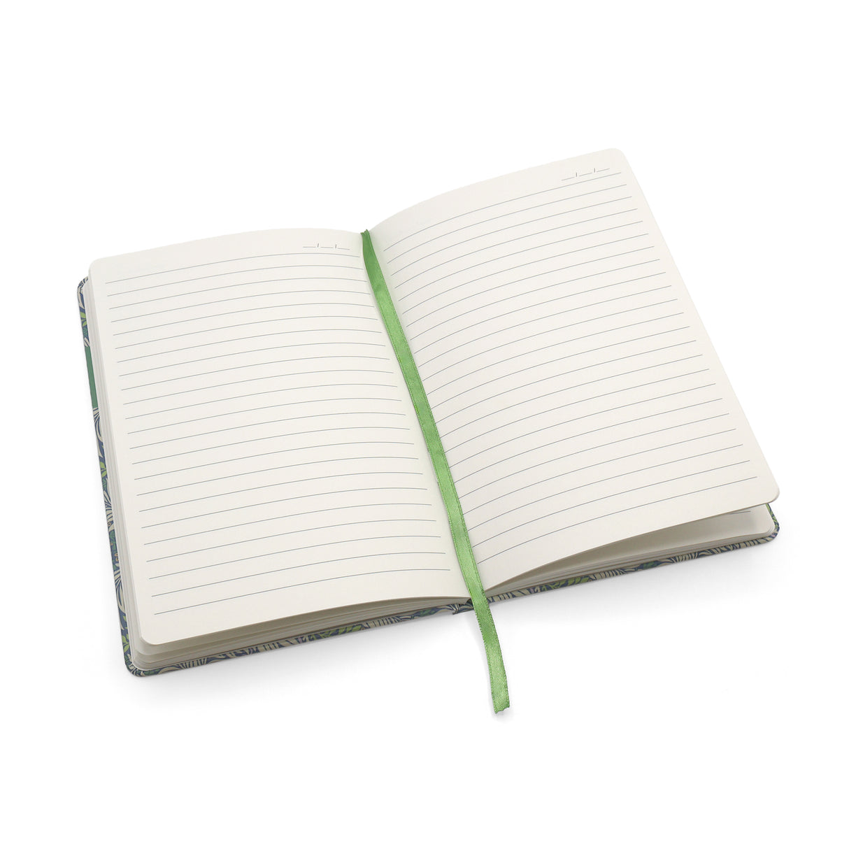 William Morris Journal Notebook – Larkspur Green A5 Design