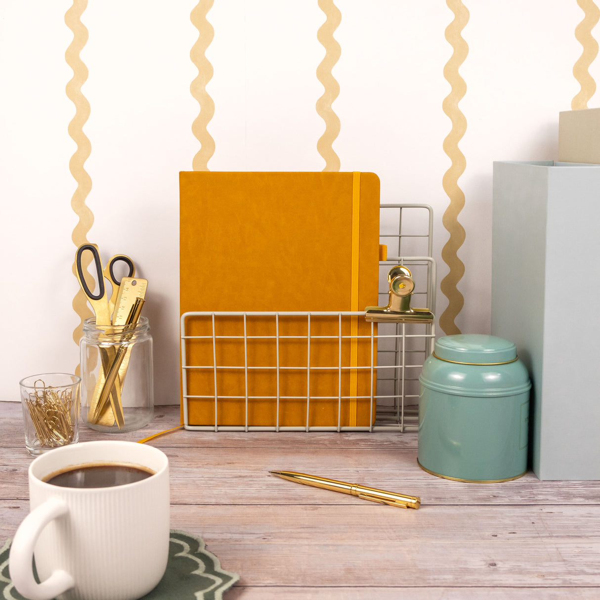 RK Ochre B5 Journal Notebook – Classic Hardback Design