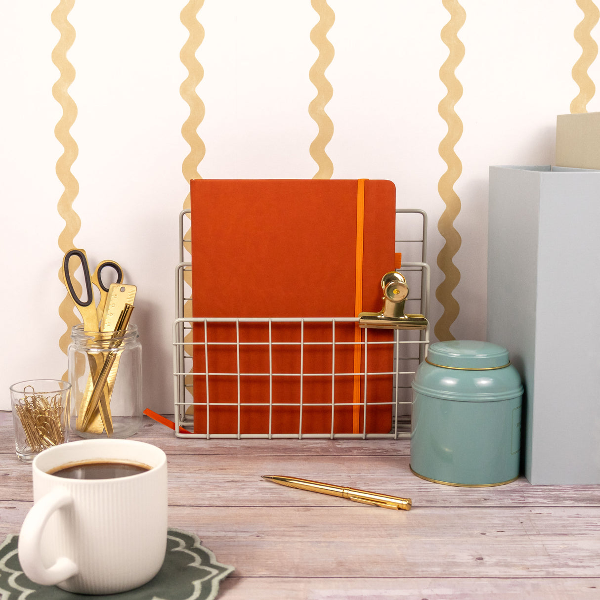 RK Rust Red B5 Journal Notebook – Classic Hardback Design