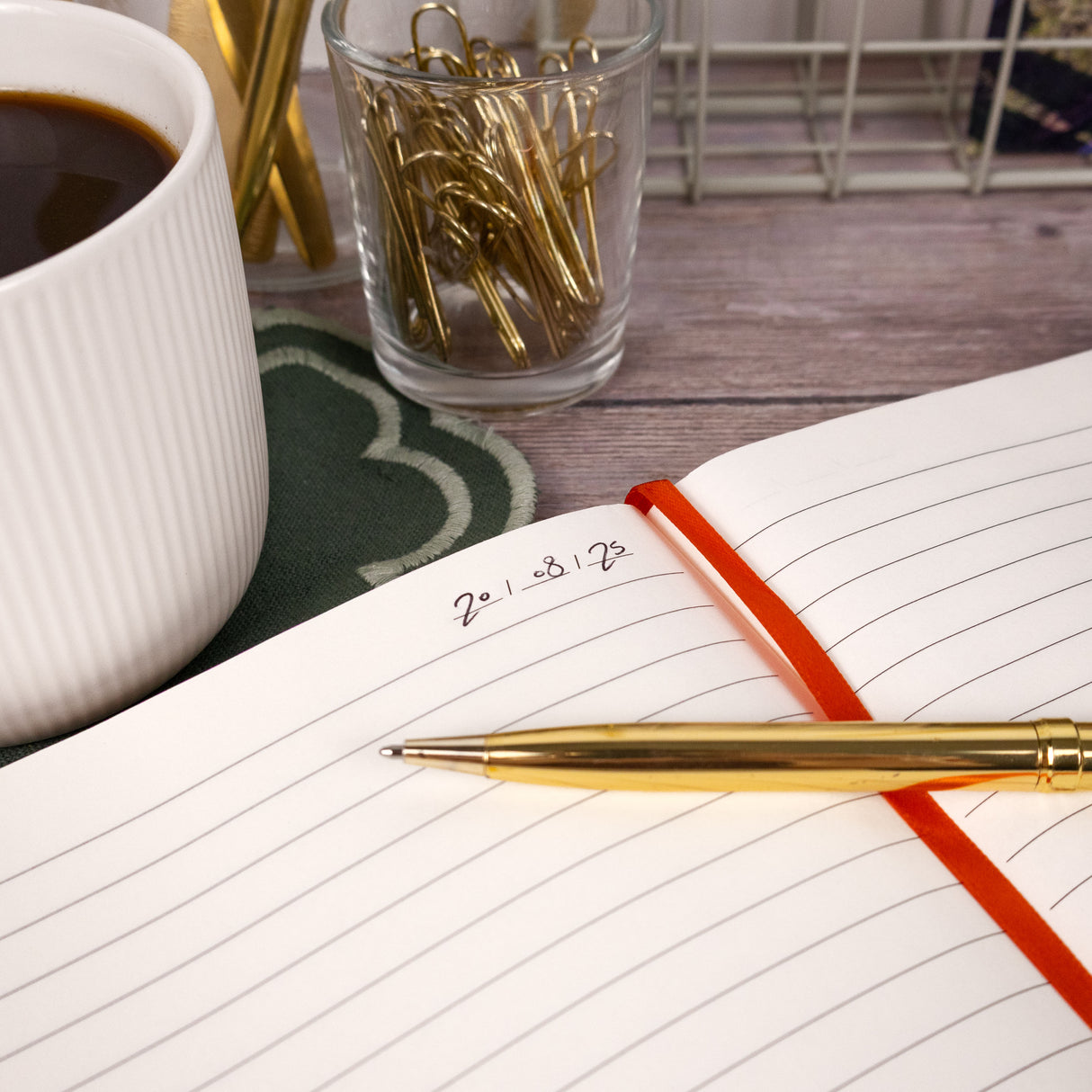 RK Rust Red B5 Journal Notebook – Classic Hardback Design