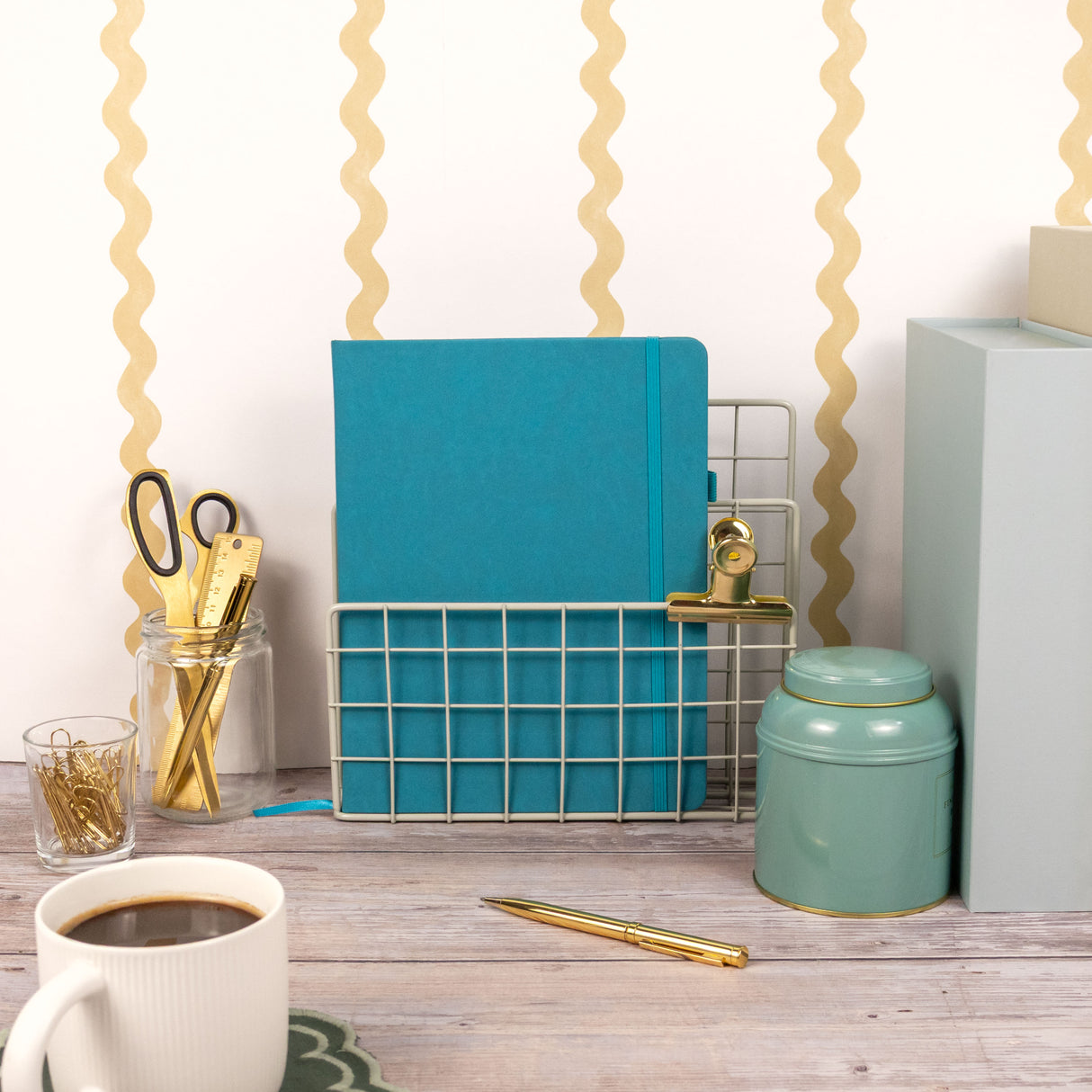 RK Teal B5 Journal Notebook – Classic Hardback Design