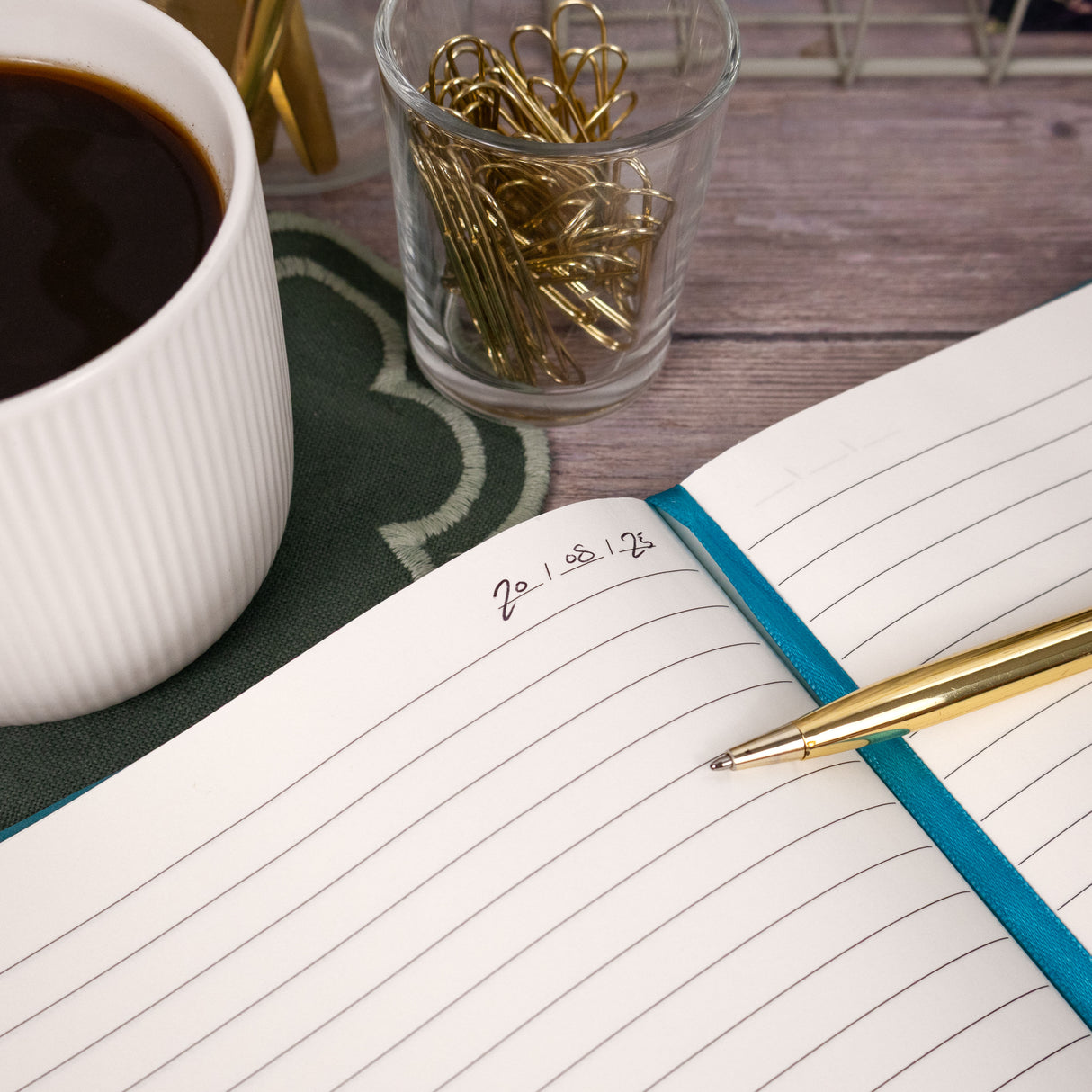 RK Teal B5 Journal Notebook – Classic Hardback Design