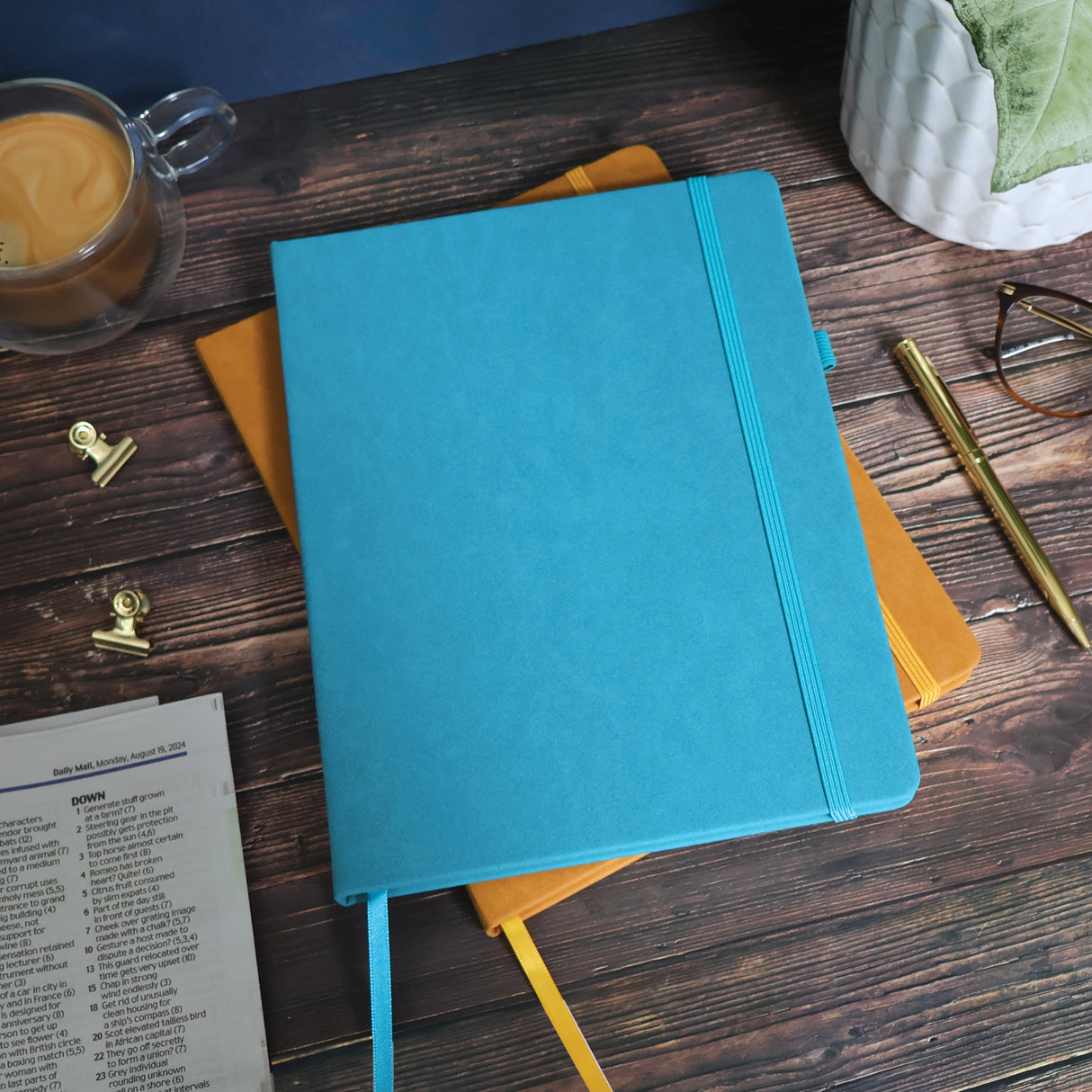 RK Teal B5 Journal Notebook – Classic Hardback Design