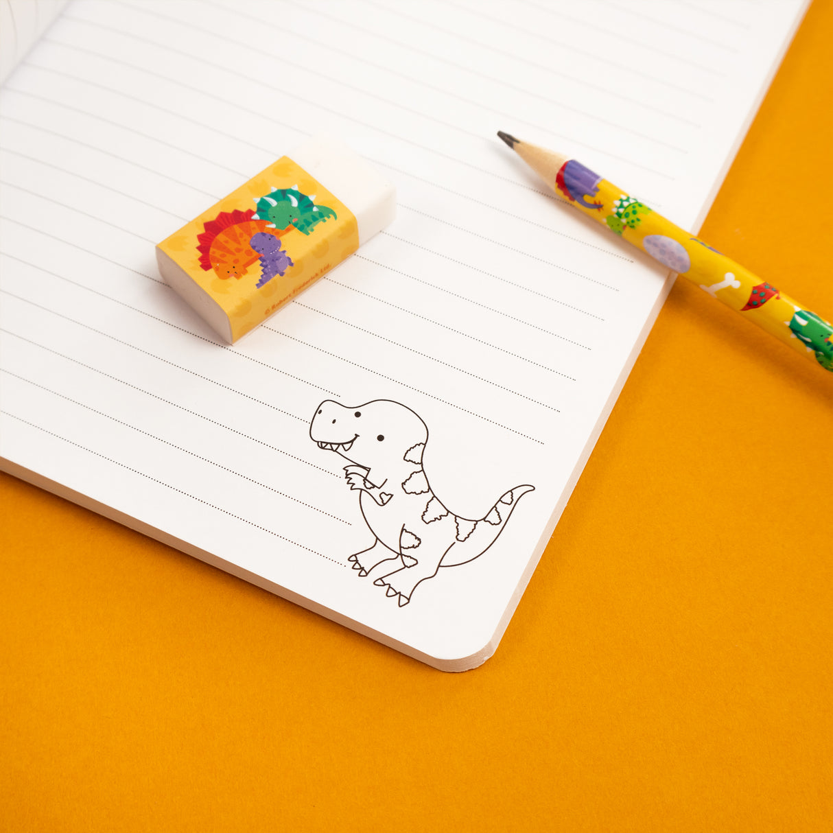 Dinosaurs Children’s Stationery Set with Stickers