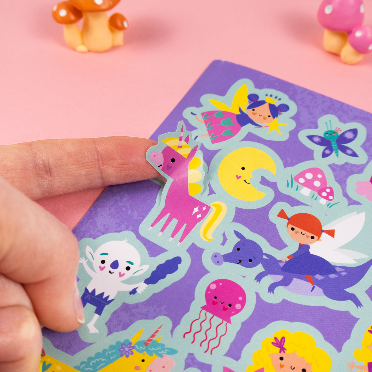 Magical Creatures Children’s Stationery Set with Stickers