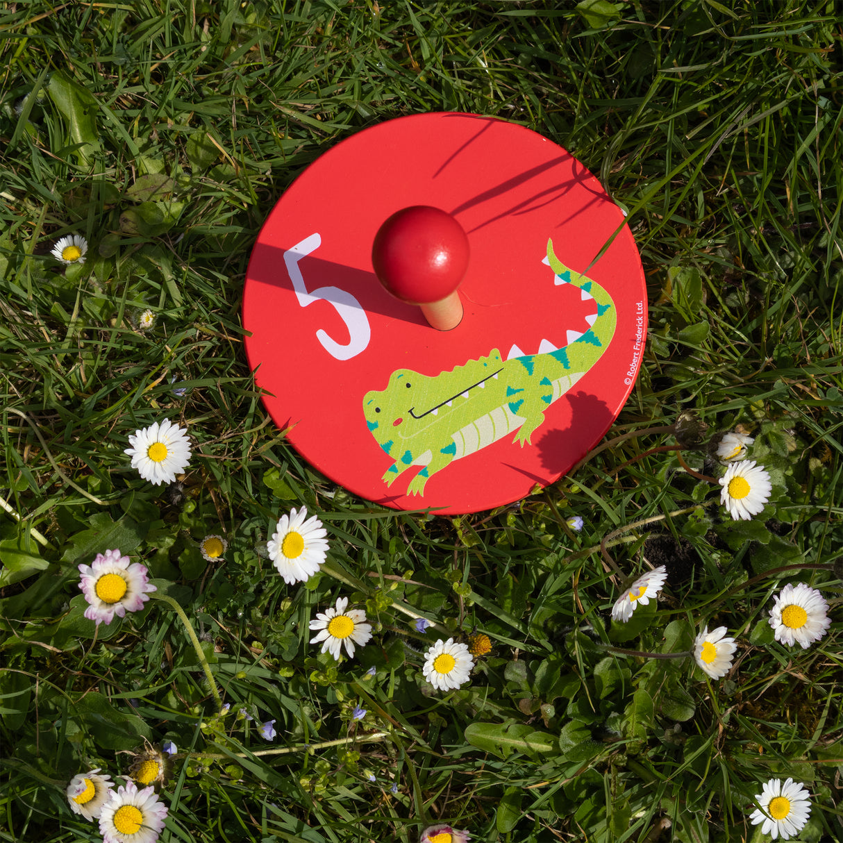 Jungle Animals Children's Wooden Ring Toss Set - Fun For All The Family