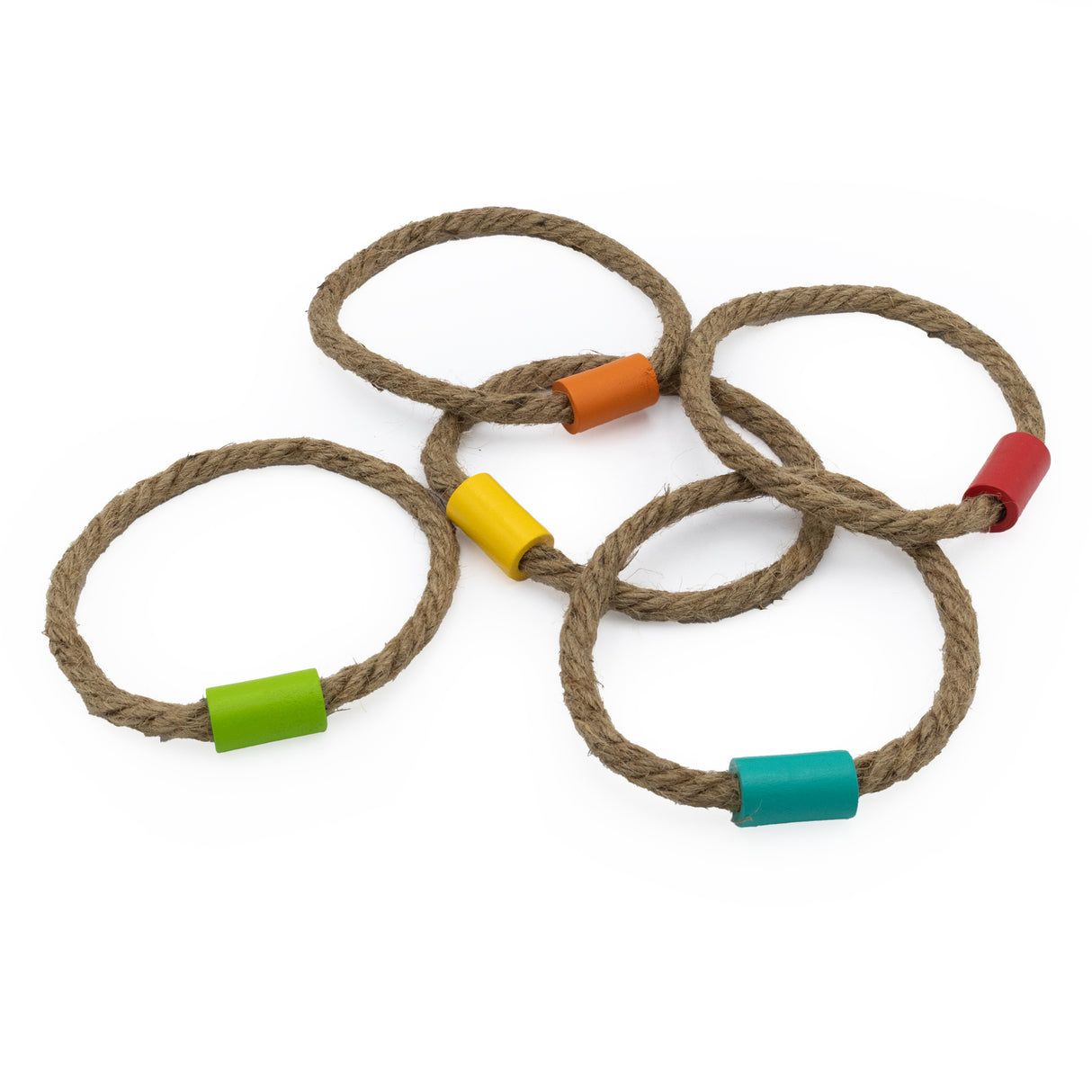 Jungle Animals Children's Wooden Ring Toss Set - Fun For All The Family