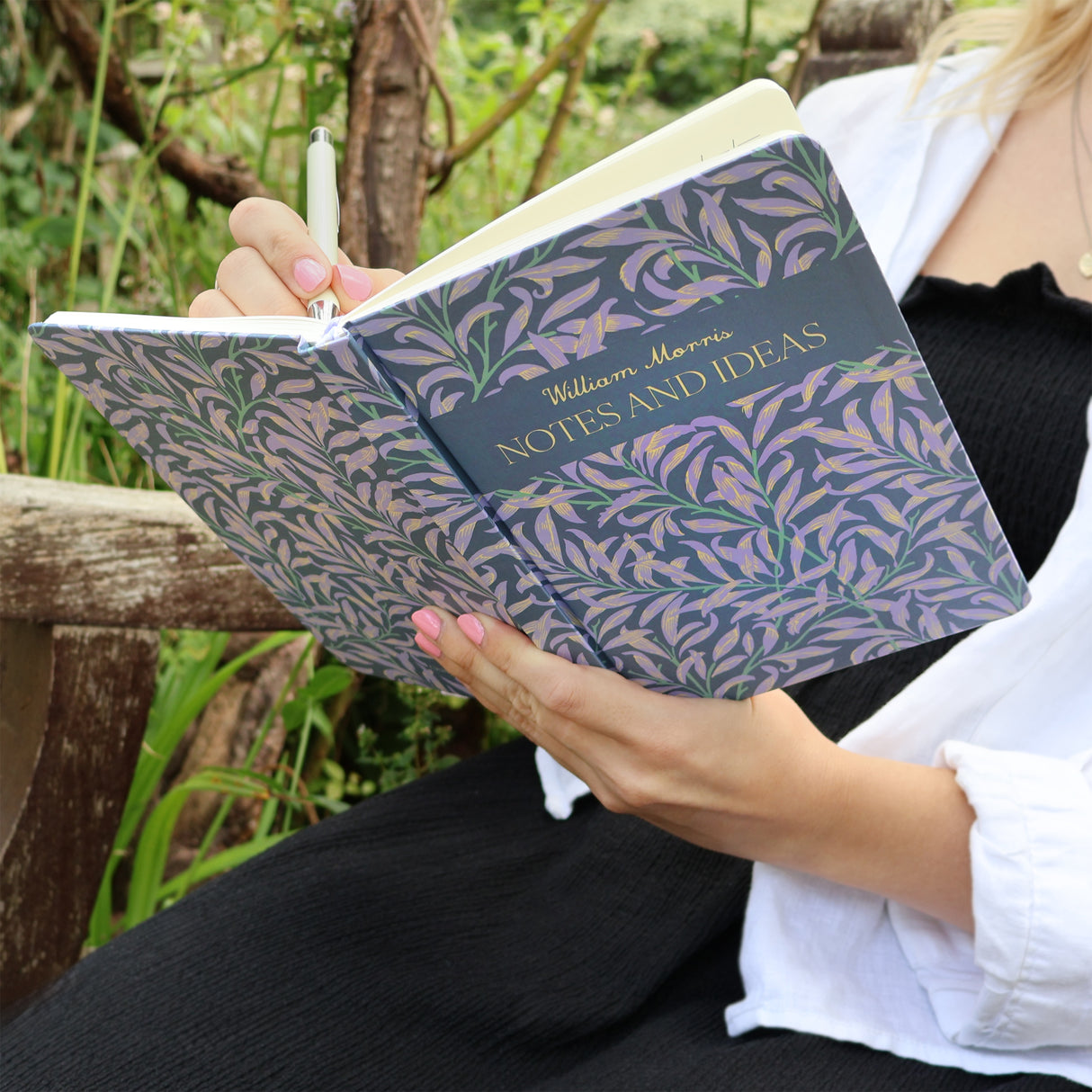 William Morris Journal Notebook – Willow Blue A5 Design