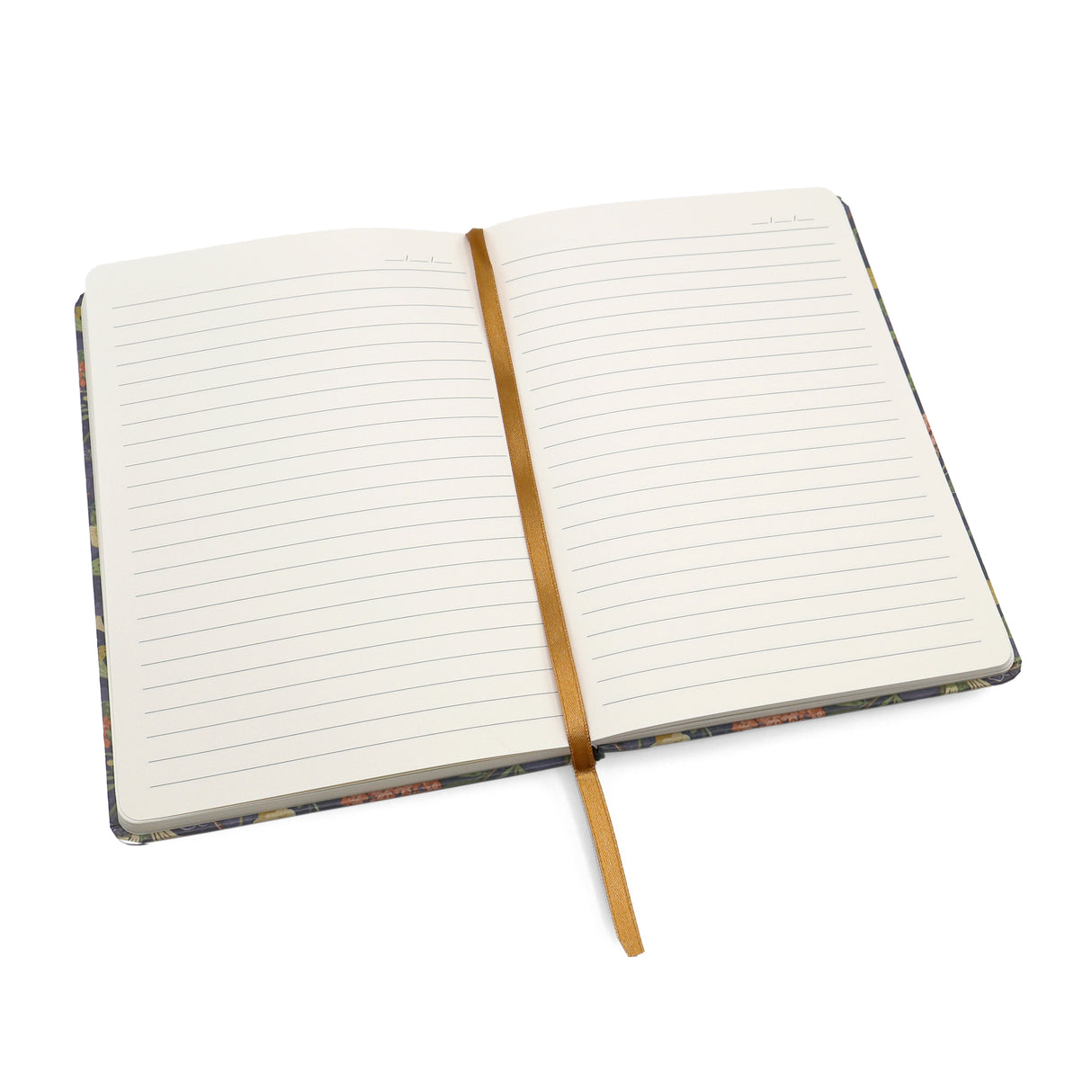 Journal Notebook – Charcoal and Ochre Florals A5 Design