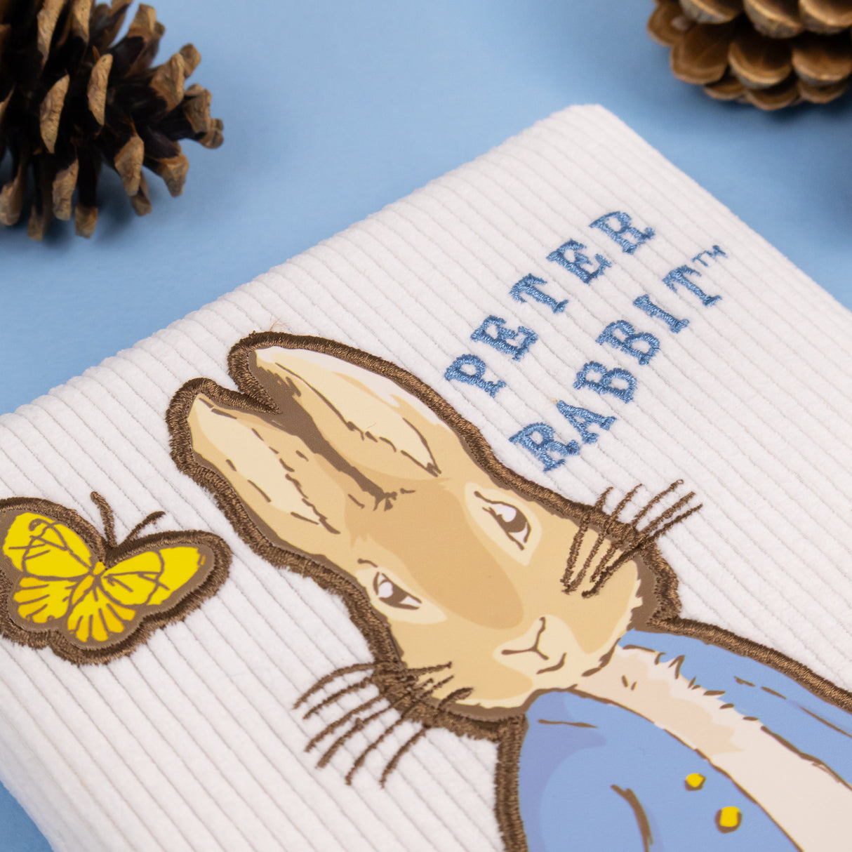 Peter Rabbit Cloth Notebook – A5 with Textured Cover