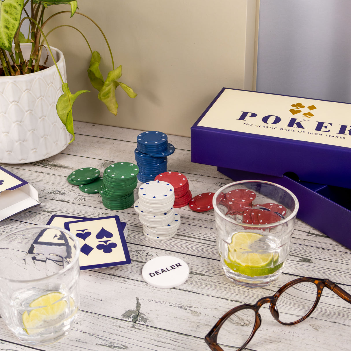 Poker - Classic Game of High Stakes in Gift Box