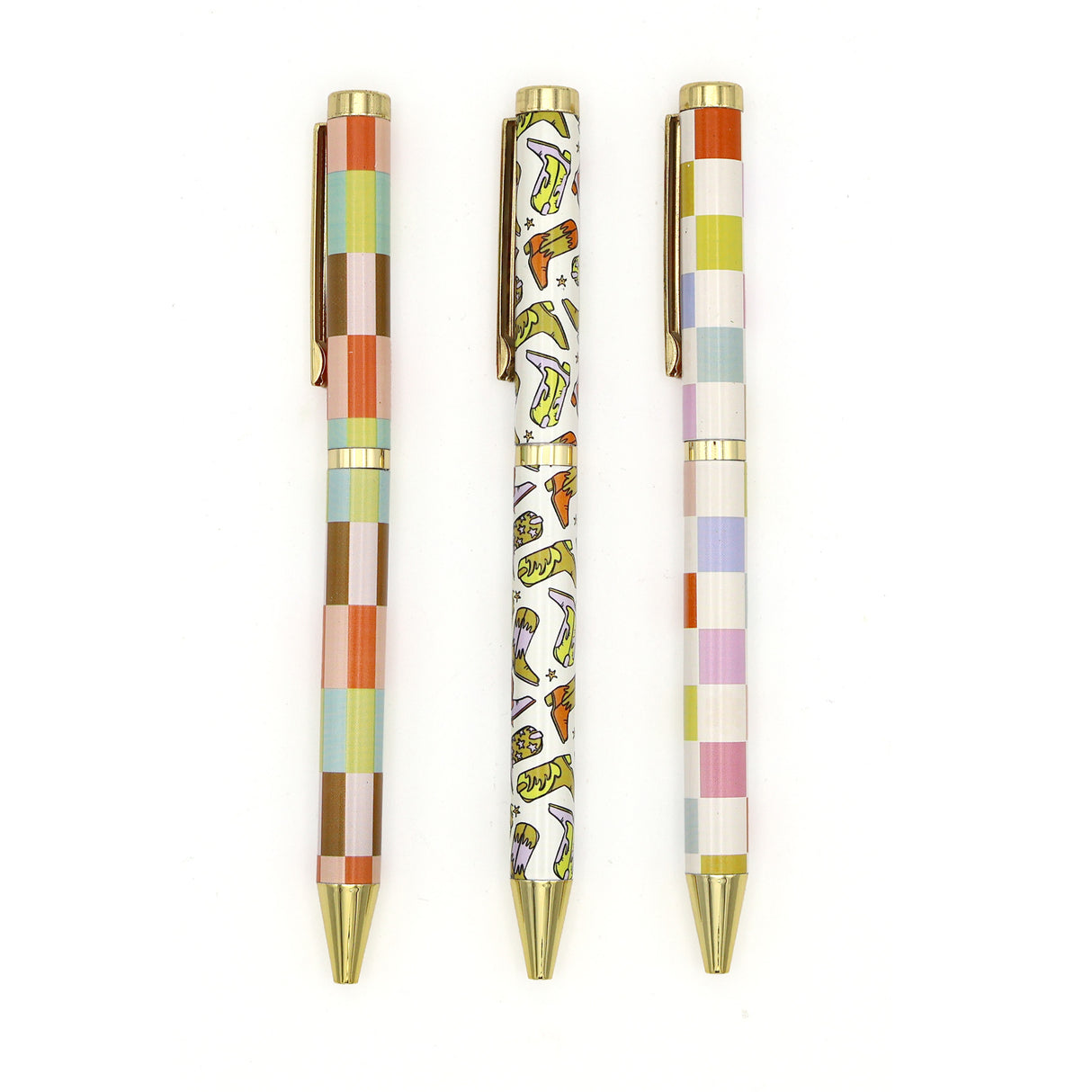 Saje Mixed Design Ballpoint Pens in Gift Box – Set of 3 Pens