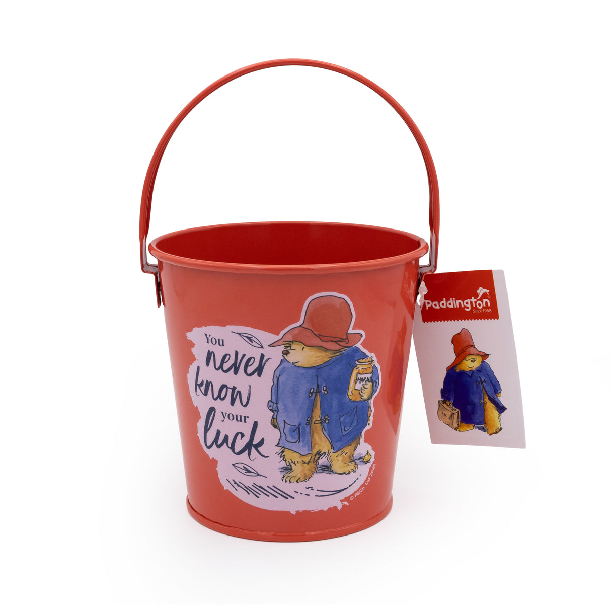 Paddington Children’s Metal Bucket – Kids Garden or Beach Toy – Fun Outdoor Activity Bucket
