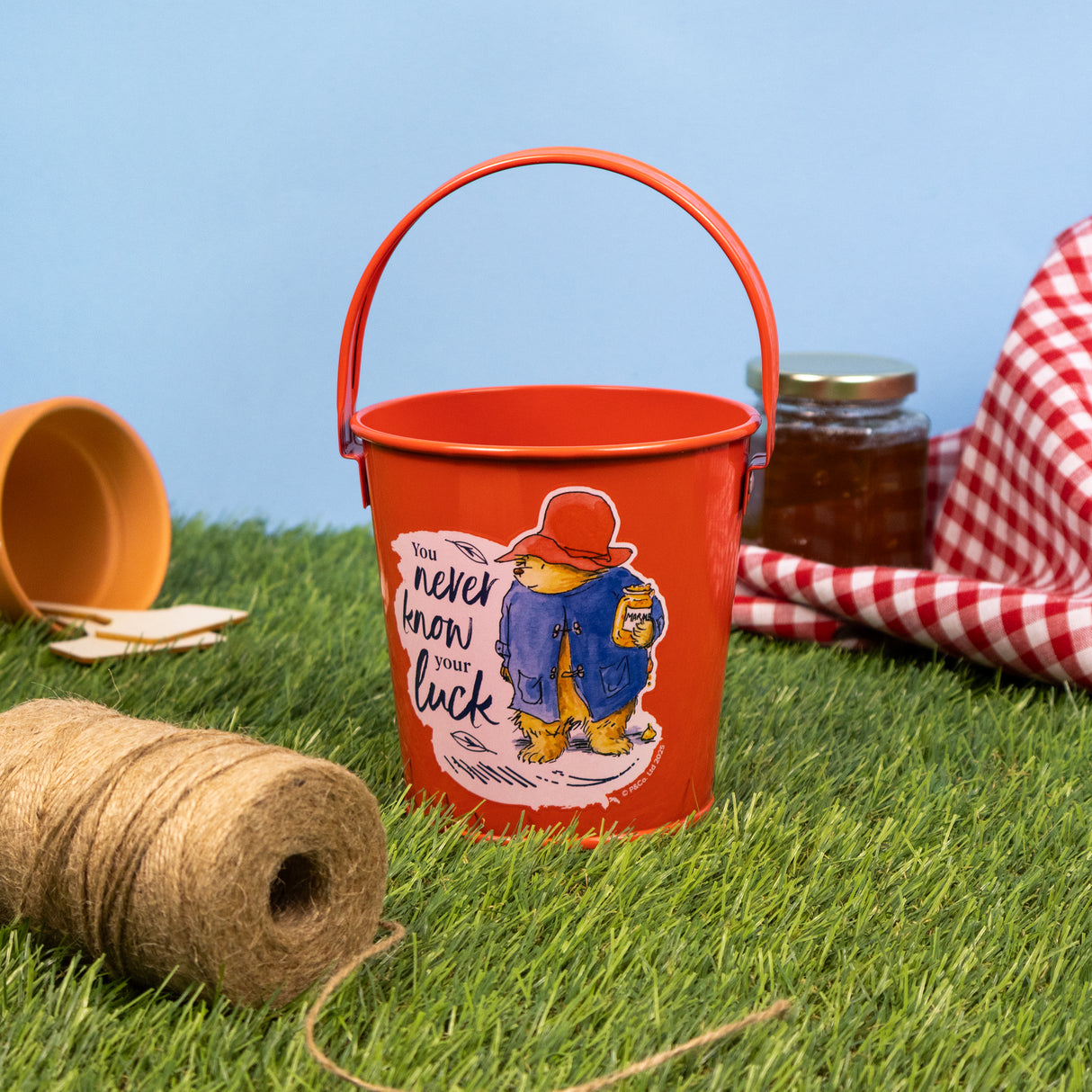 Paddington Children’s Metal Bucket – Kids Garden or Beach Toy – Fun Outdoor Activity Bucket