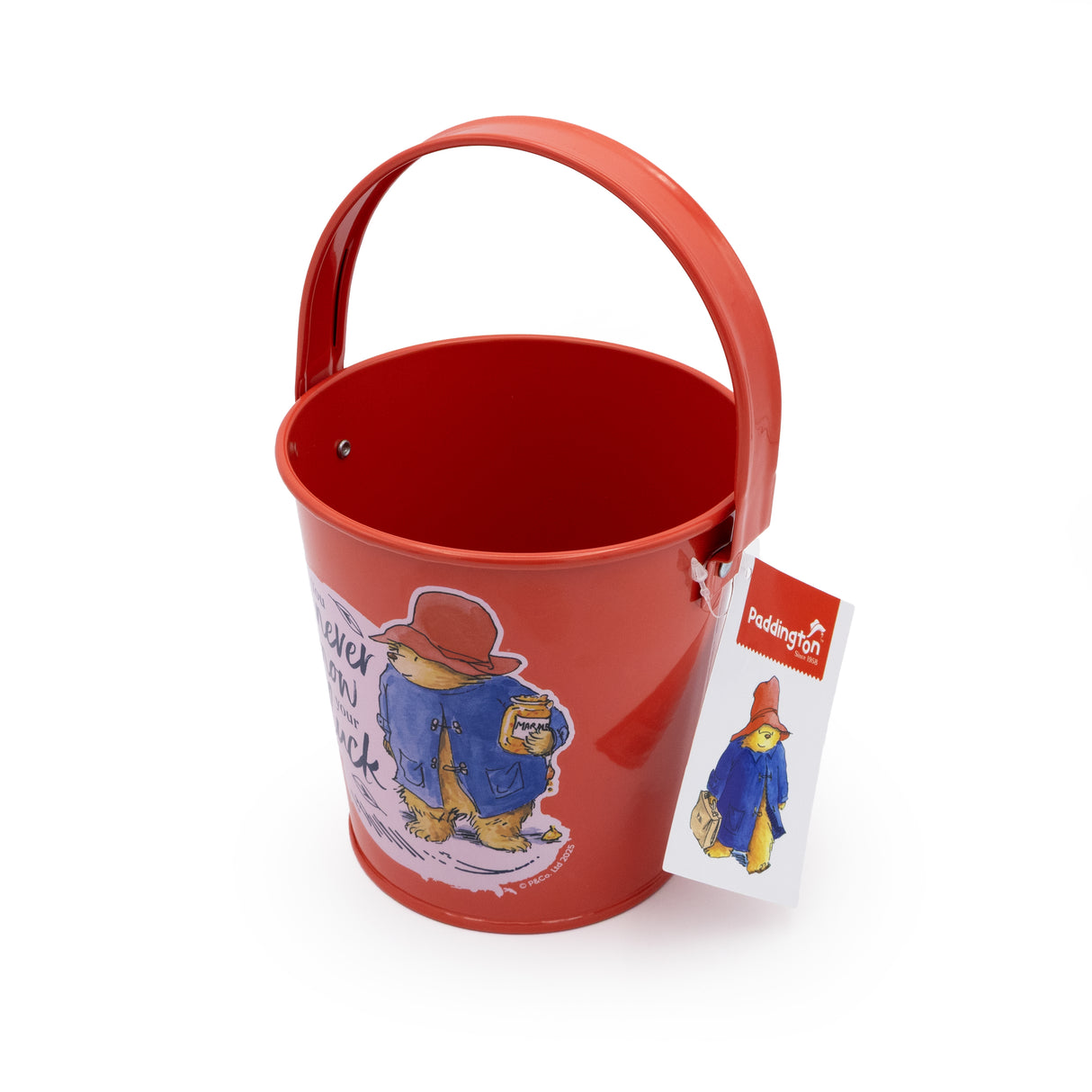 Paddington Children’s Metal Bucket – Kids Garden or Beach Toy – Fun Outdoor Activity Bucket
