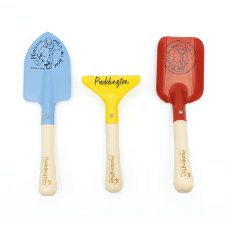 Paddington Children’s Garden Tool Set – 3-Piece Kids Gardening Kit with Trowel, Rake & Spade