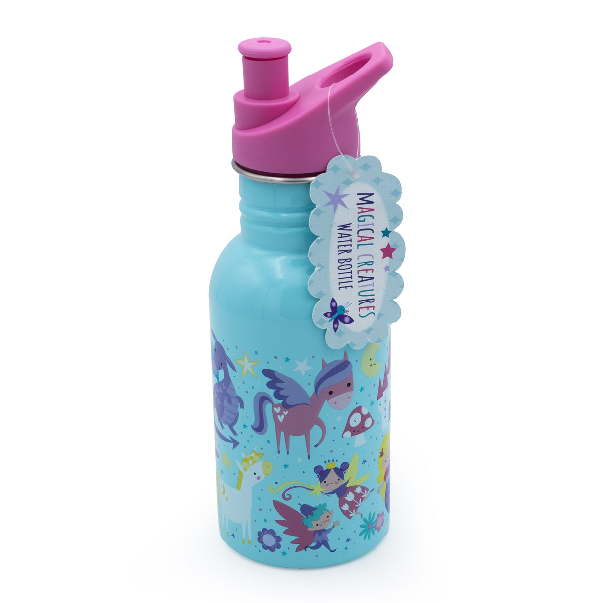 Kids Magical Creatures Water Bottle – 500ml Stainless Steel