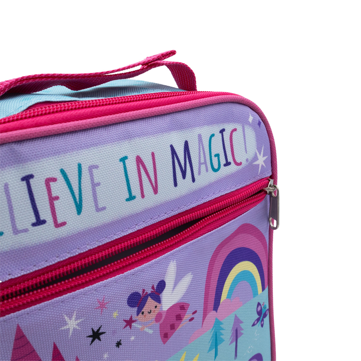 Children’s Magical Creatures Lunch Bag – Insulated Lunchbox with Side Pocket