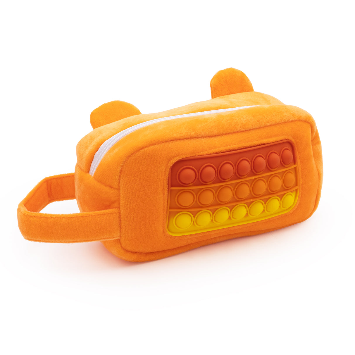 Jungle Animal Plush Pencil Case – Soft Zip-Up Storage for Kids