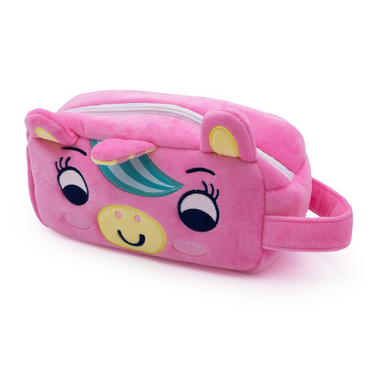 Magical Creatures Plush Pencil Case – Soft Zip-Up Storage for Kids