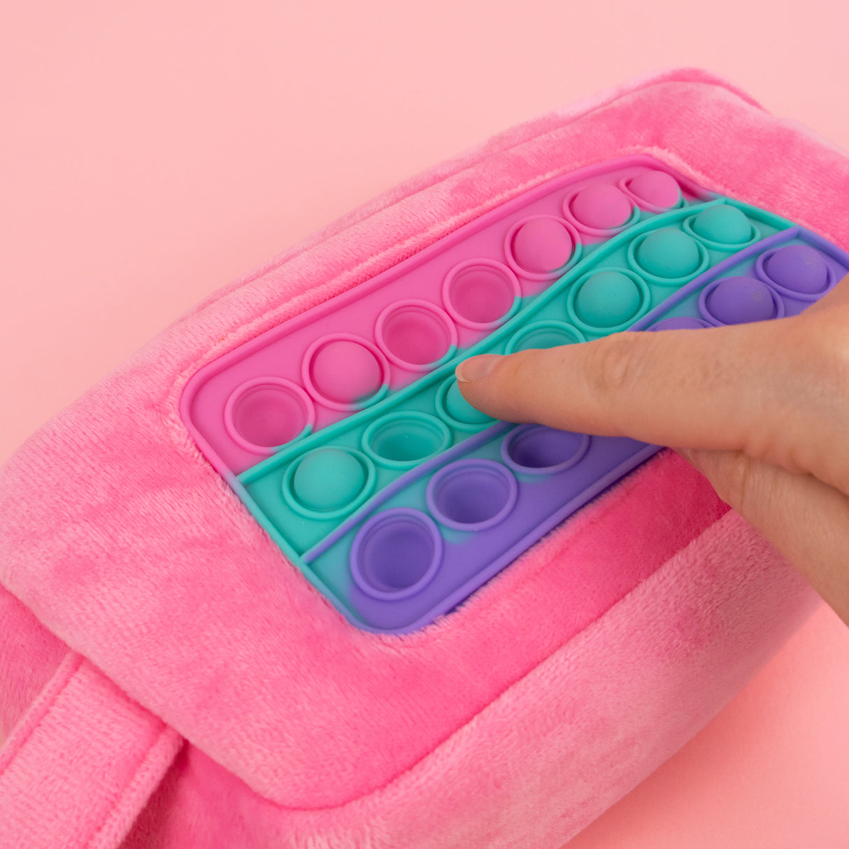 Magical Creatures Plush Pencil Case – Soft Zip-Up Storage for Kids