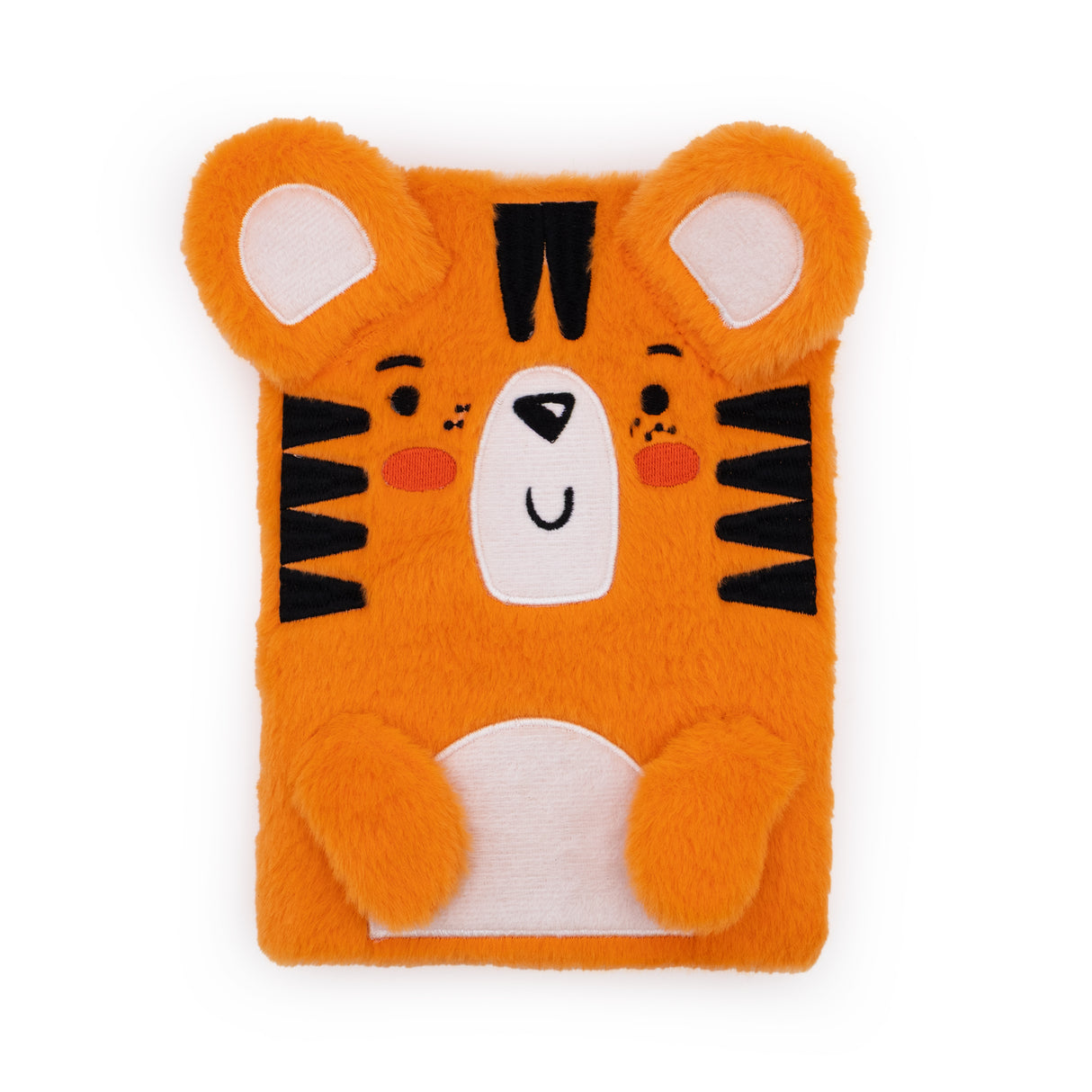 Jungle Animal Plush Notebook – Soft A5 Lined Journal for Kids
