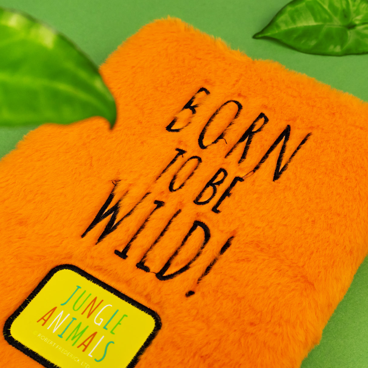 Jungle Animal Plush Notebook – Soft A5 Lined Journal for Kids