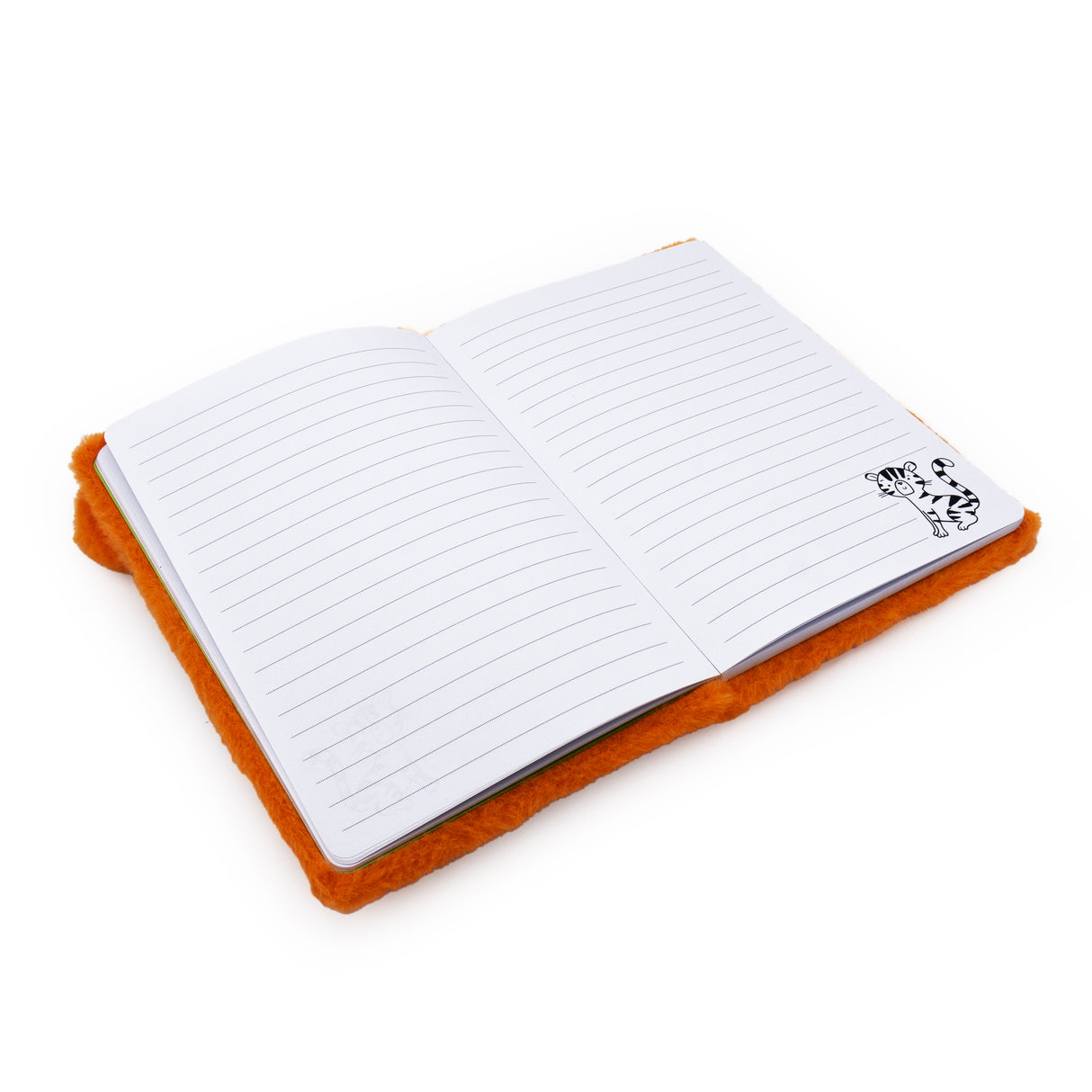 Jungle Animal Plush Notebook – Soft A5 Lined Journal for Kids
